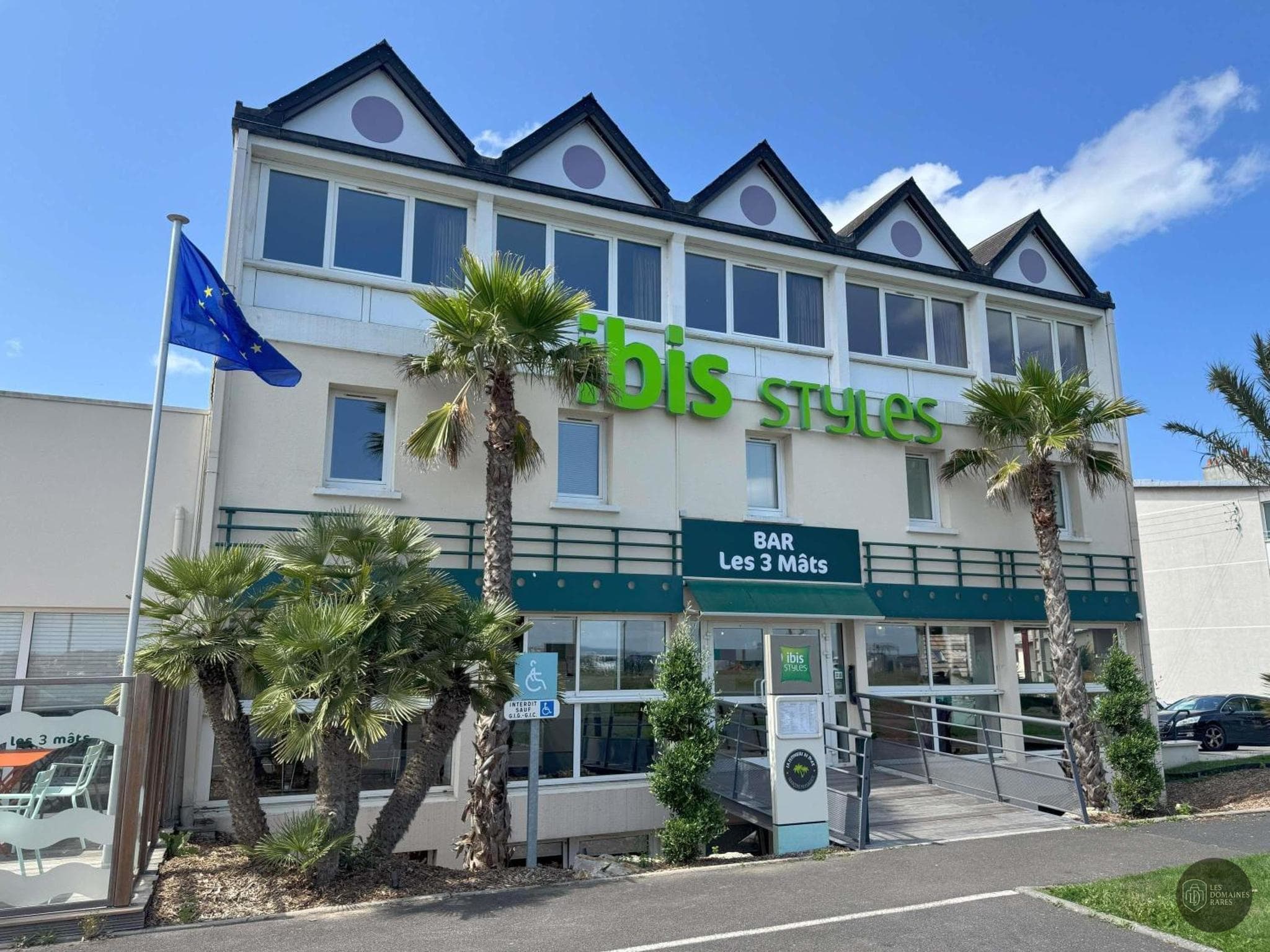 Vue de l'hôtel Ibis Styles Ouistreham à Ouistreham en Normandie