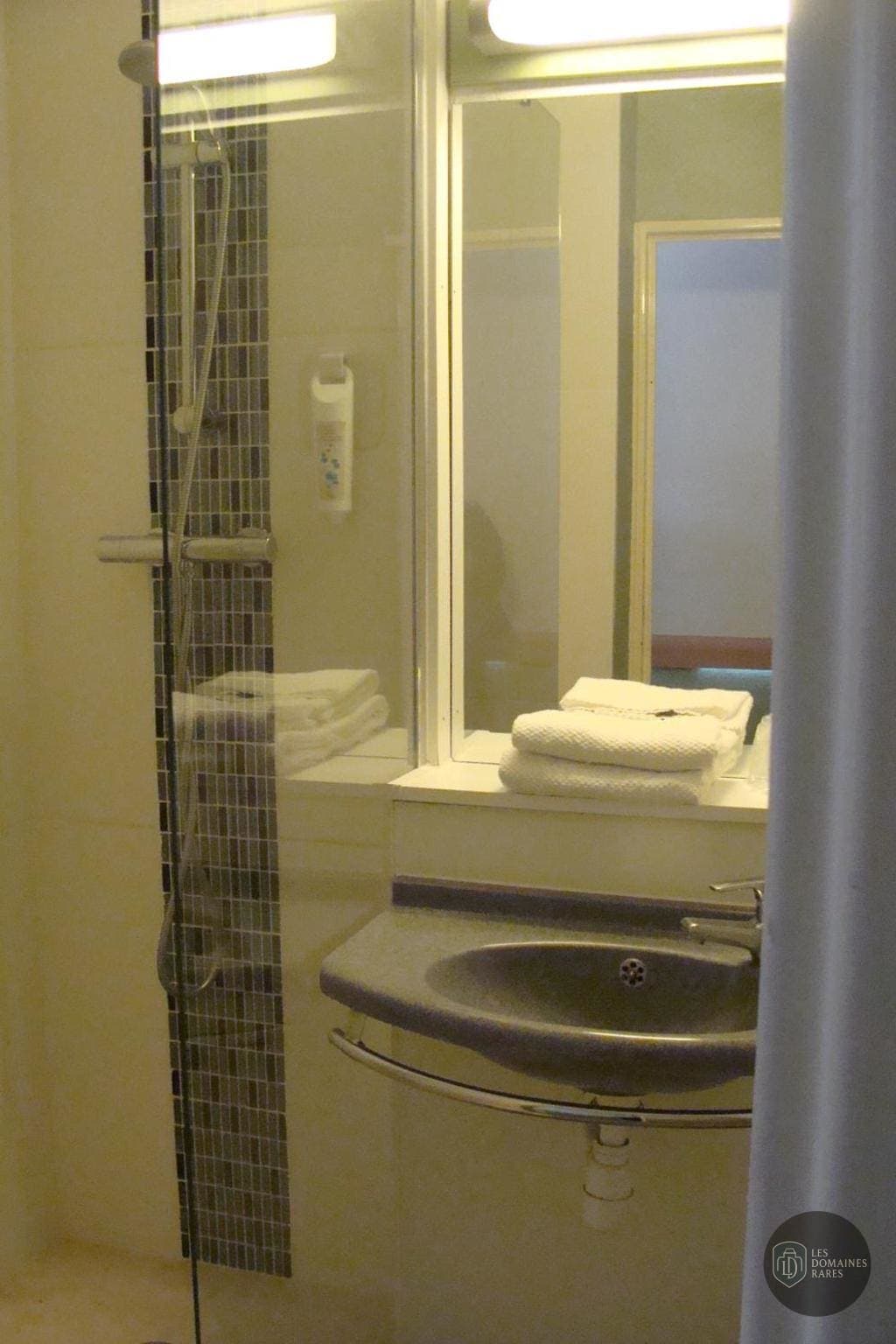 Salle de bain de l'hôtel Ibis budget Thiers à Thiers en Auvergne-Rhône-Alpes