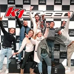 Vue du salle de karting K1 Speed Caen en Normandie