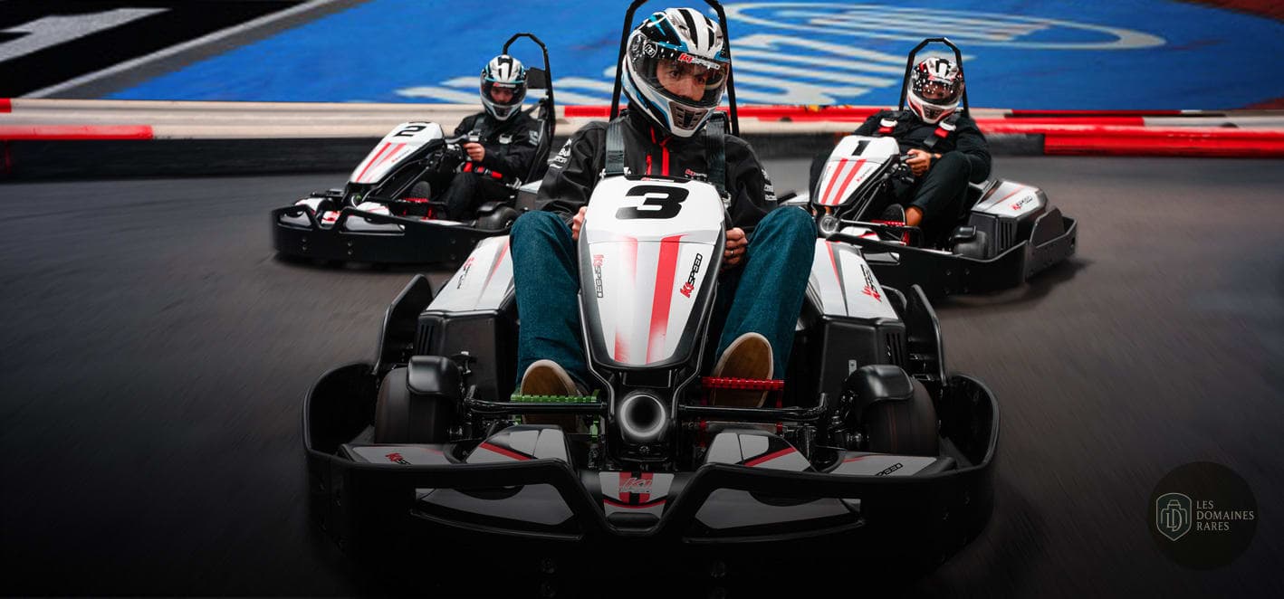 Piscine et activités du salle de karting K1 Speed Caen en Normandie