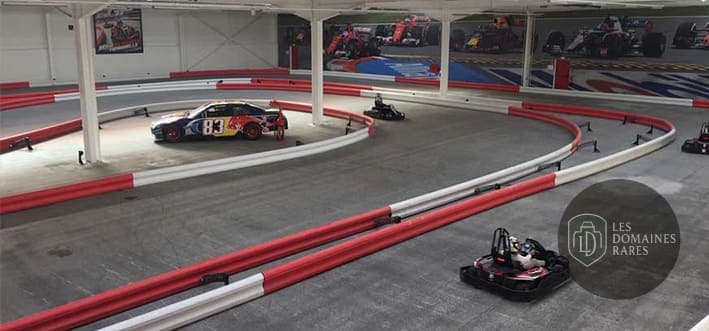 Piscine et activités du salle de karting K1 Speed Caen en Normandie