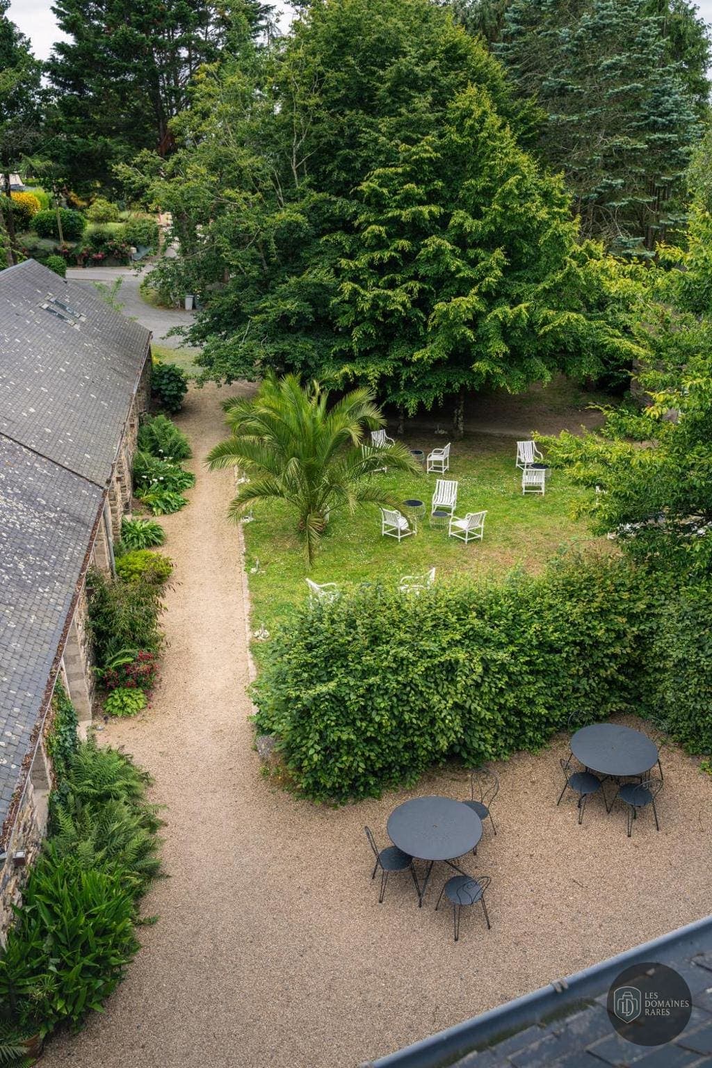 Vue extérieure du lieu Kastell Dinec'h à Treguier en Bretagne
