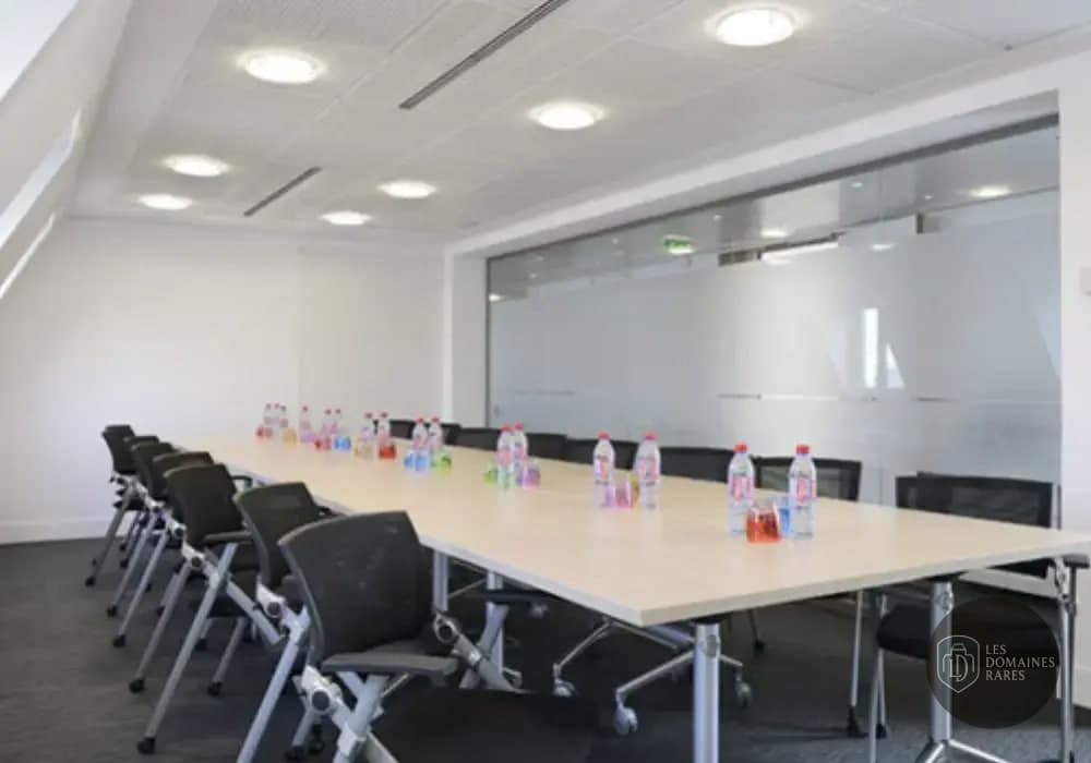 Salle de réunion spacieuse et lumineuse