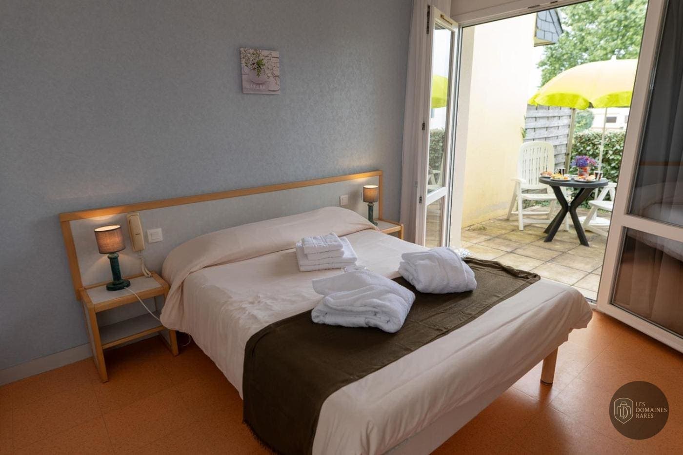 Chambre du lieu Keravel Vacances Bleues en Bretagne - séminaire erdeven, france