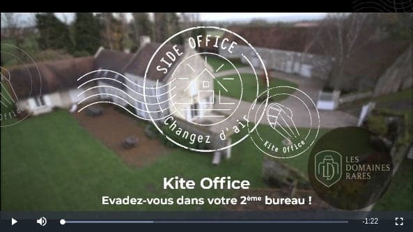 Vue extérieure de l'hôtel Kite Office en Normandie