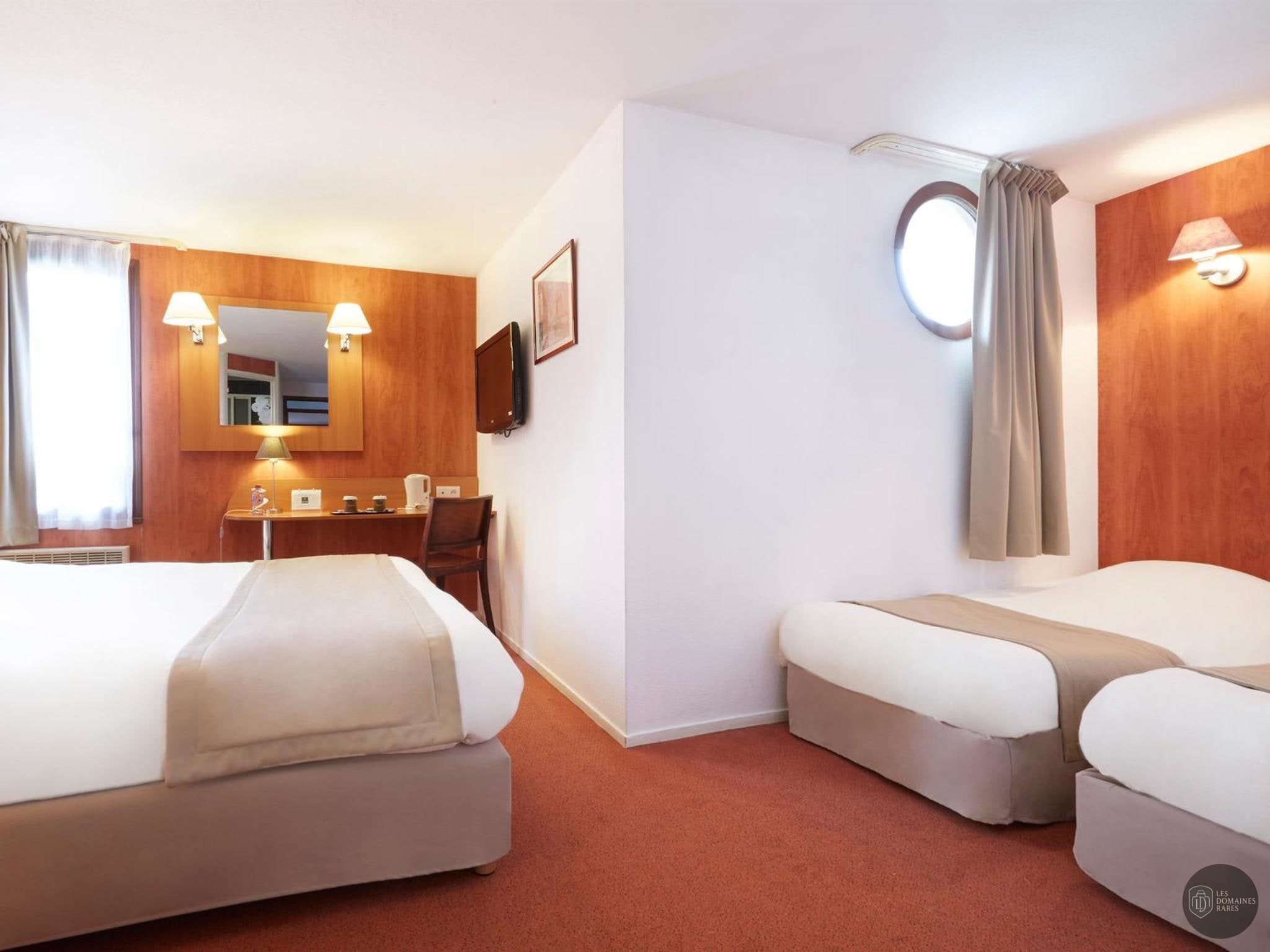 Chambre de l'hôtel Kyriad Caen Sud - Ifs à Ifs en Normandie