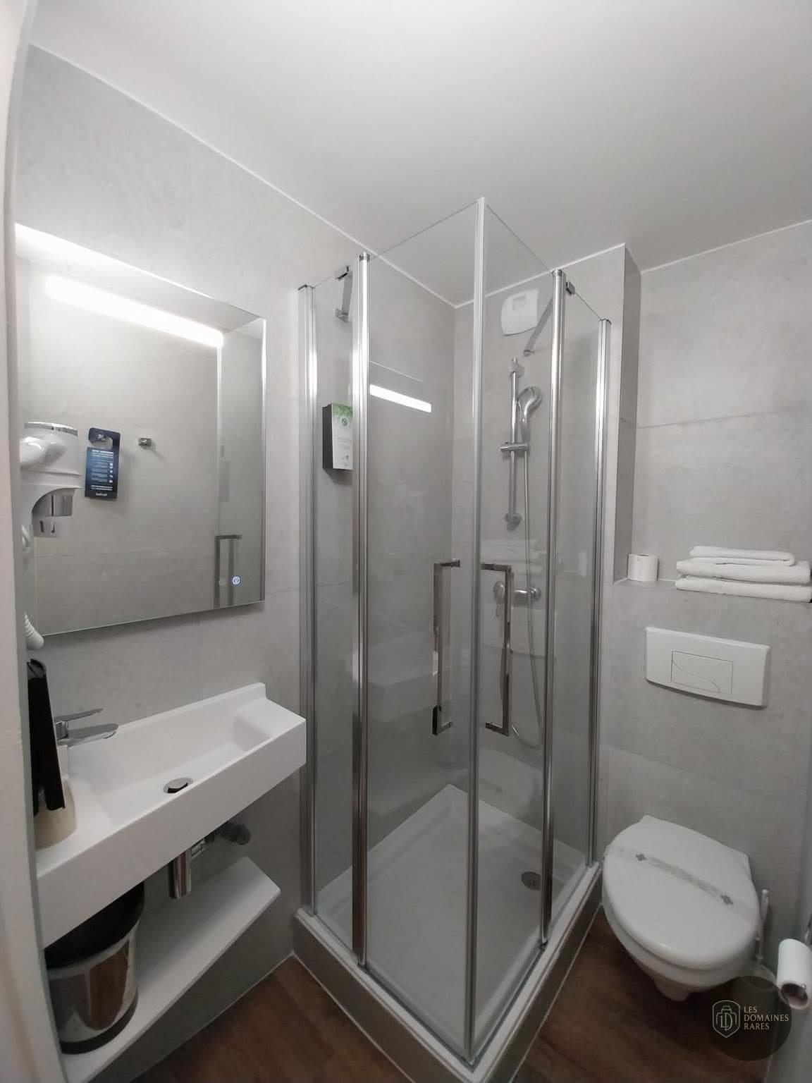 Salle de bain de l'hôtel Kyriad La Flèche à La en Pays de la Loire