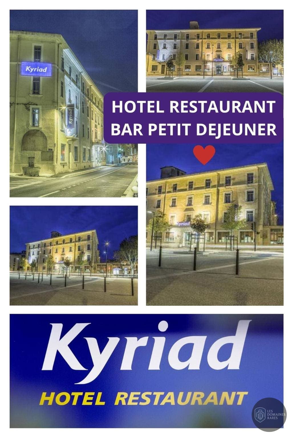 Vue extérieure de l'hôtel Kyriad Orange à Orange en Provence-Alpes-Côte d'Azur