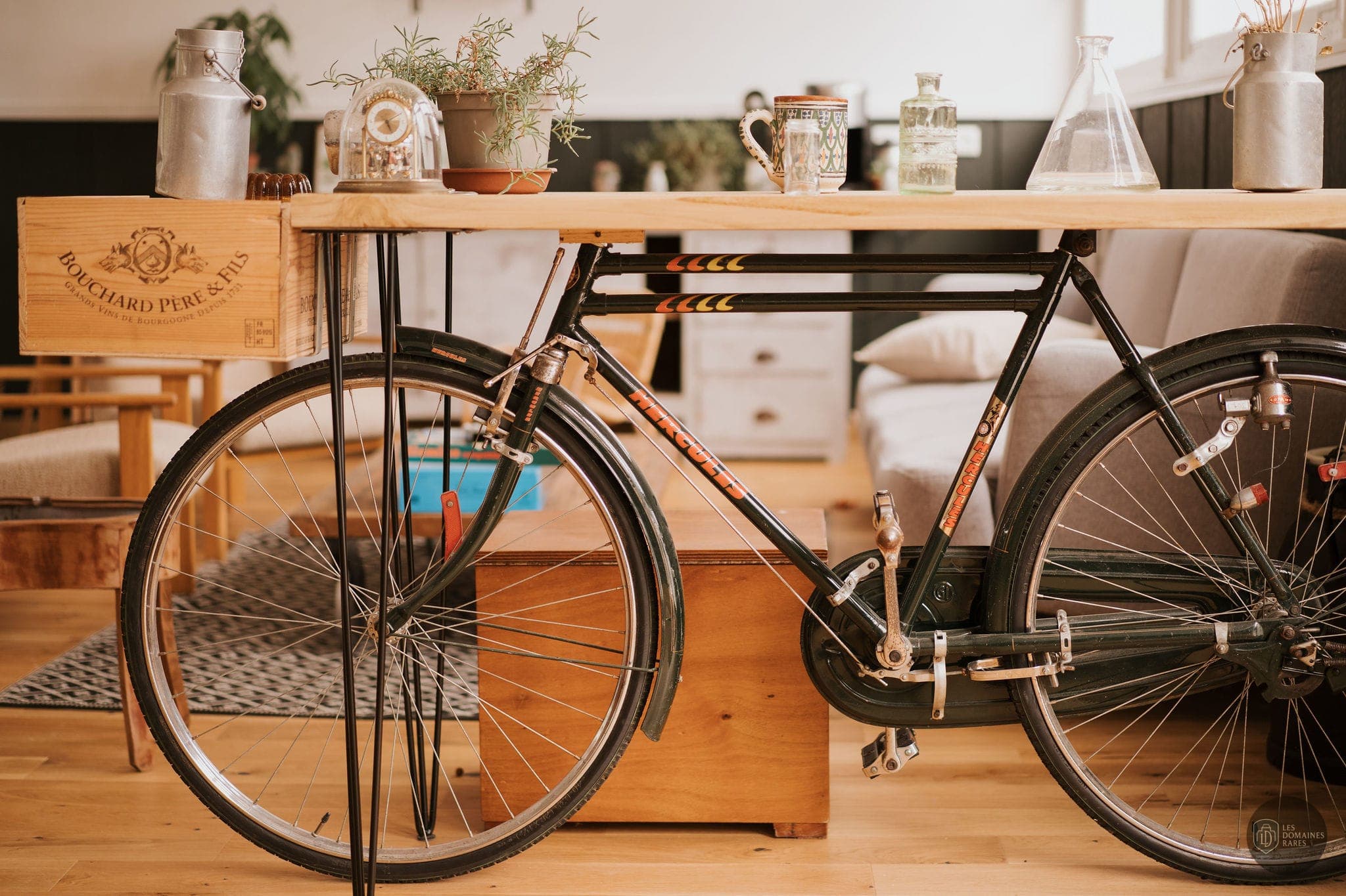 Décoration intérieure avec un vélo vintage
