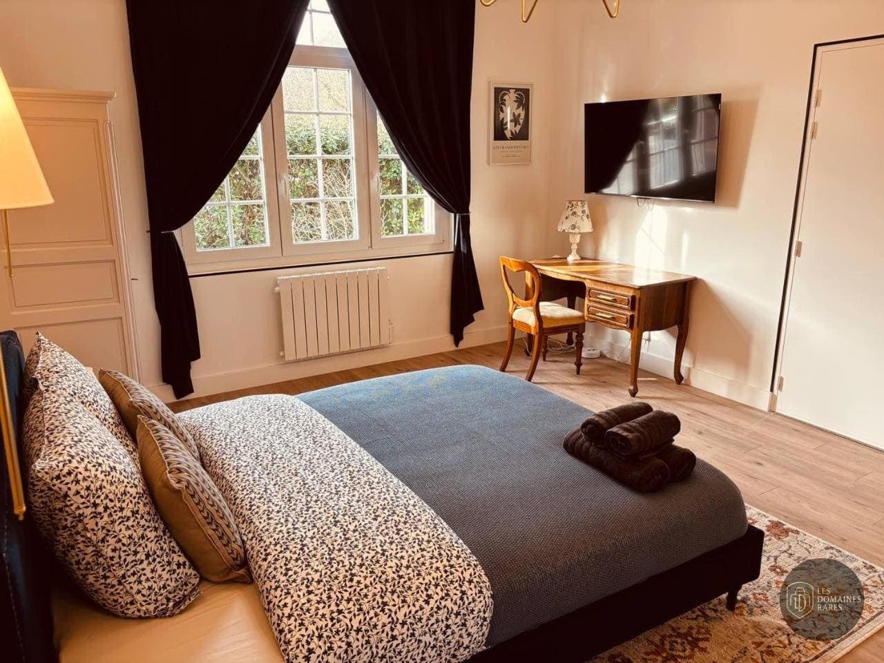 Chambre du salle de séminaire L'Appartement Reeve à Paris en Île-de-France - séminaire paris