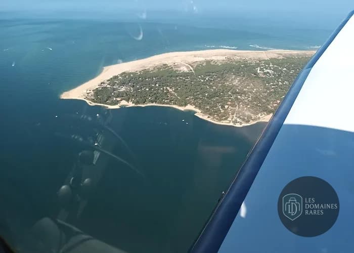 Vue aérienne de la côte
