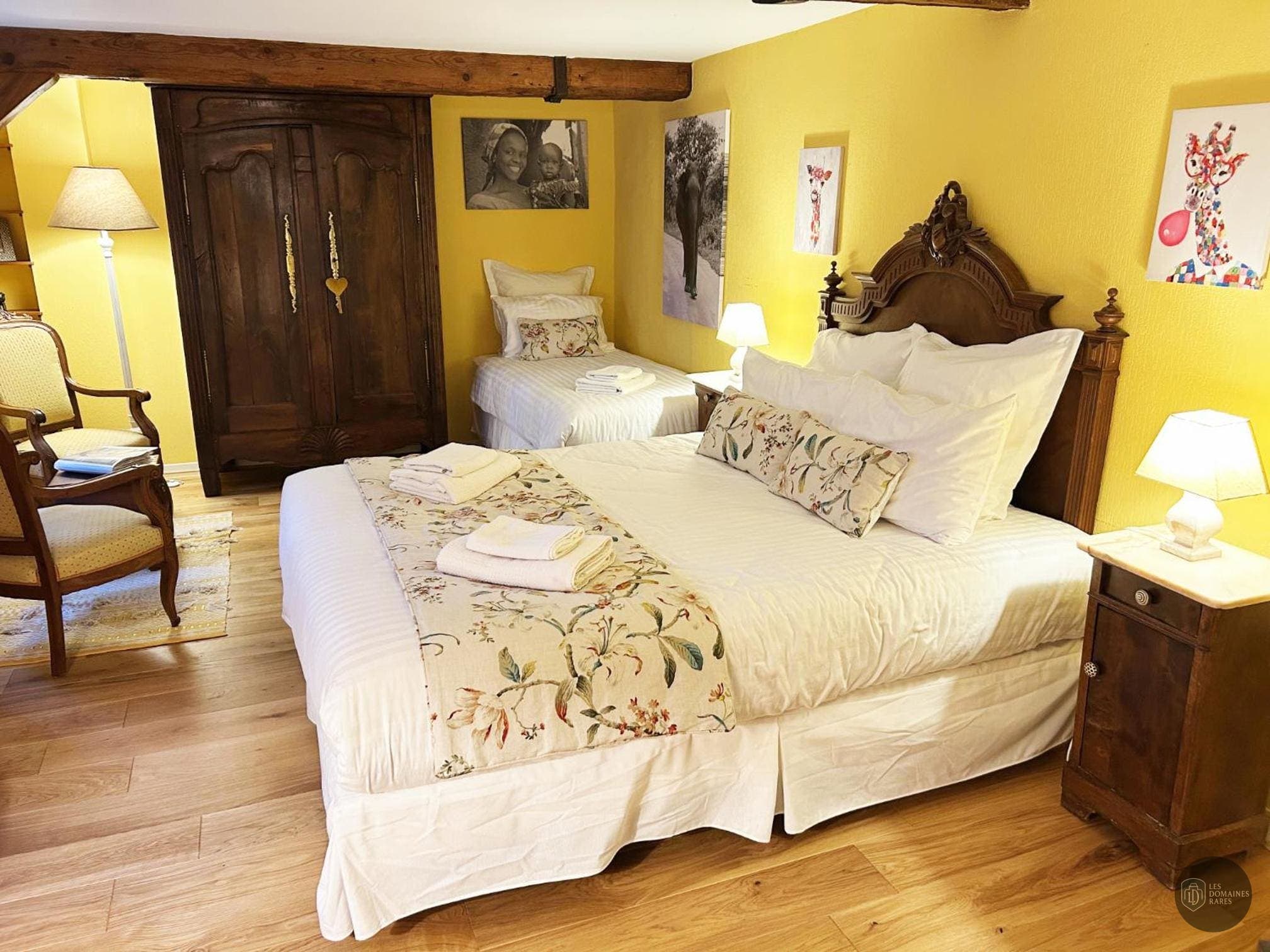 Chambre du lieu L'Armandière à Bossée en Centre-Val de Loire