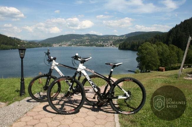 Vue extérieure de l'auberge L'Auberge du Lac en Grand Est