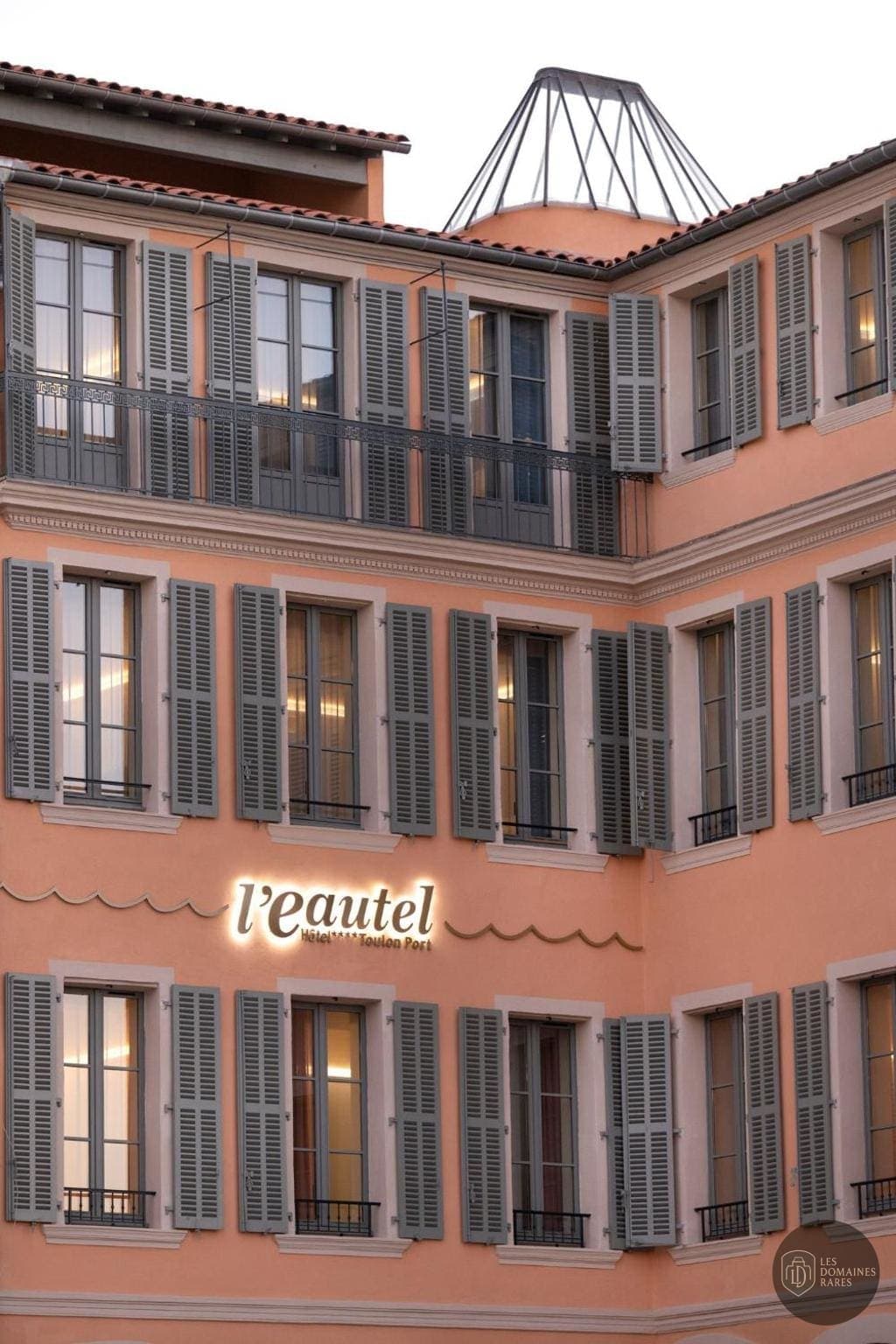 Vue extérieure de l'hôtel L'Eautel à Toulon en Provence-Alpes-Côte d'Azur