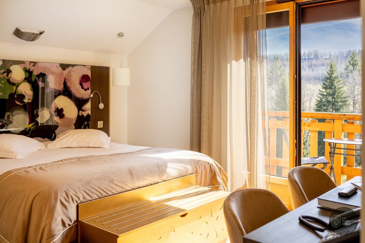 Chambre de l'hôtel L'Etang du Moulin à Bonnétage en Bourgogne-Franche-Comté