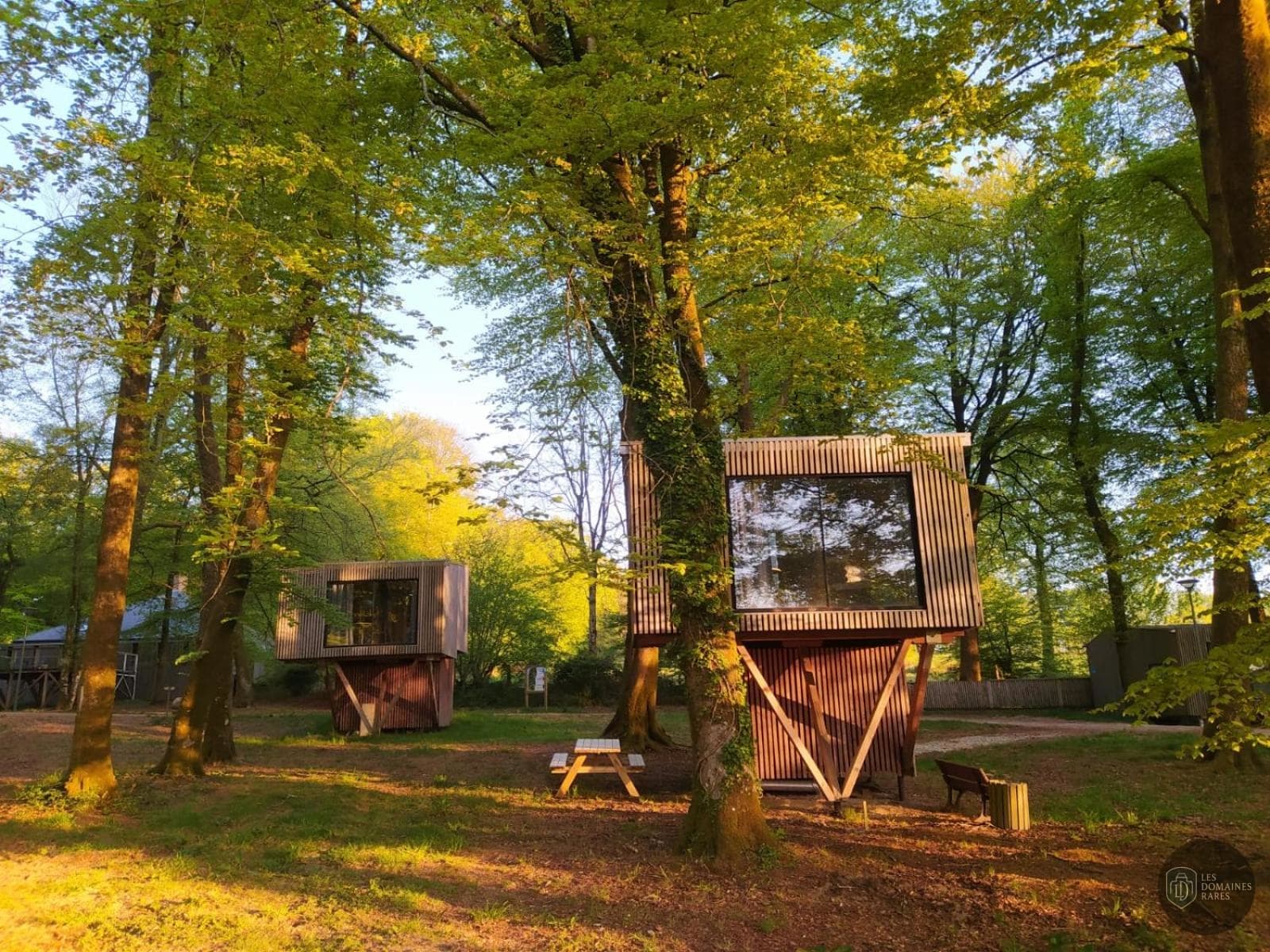 Vue extérieure du domaine L'Etape en Forêt en Normandie