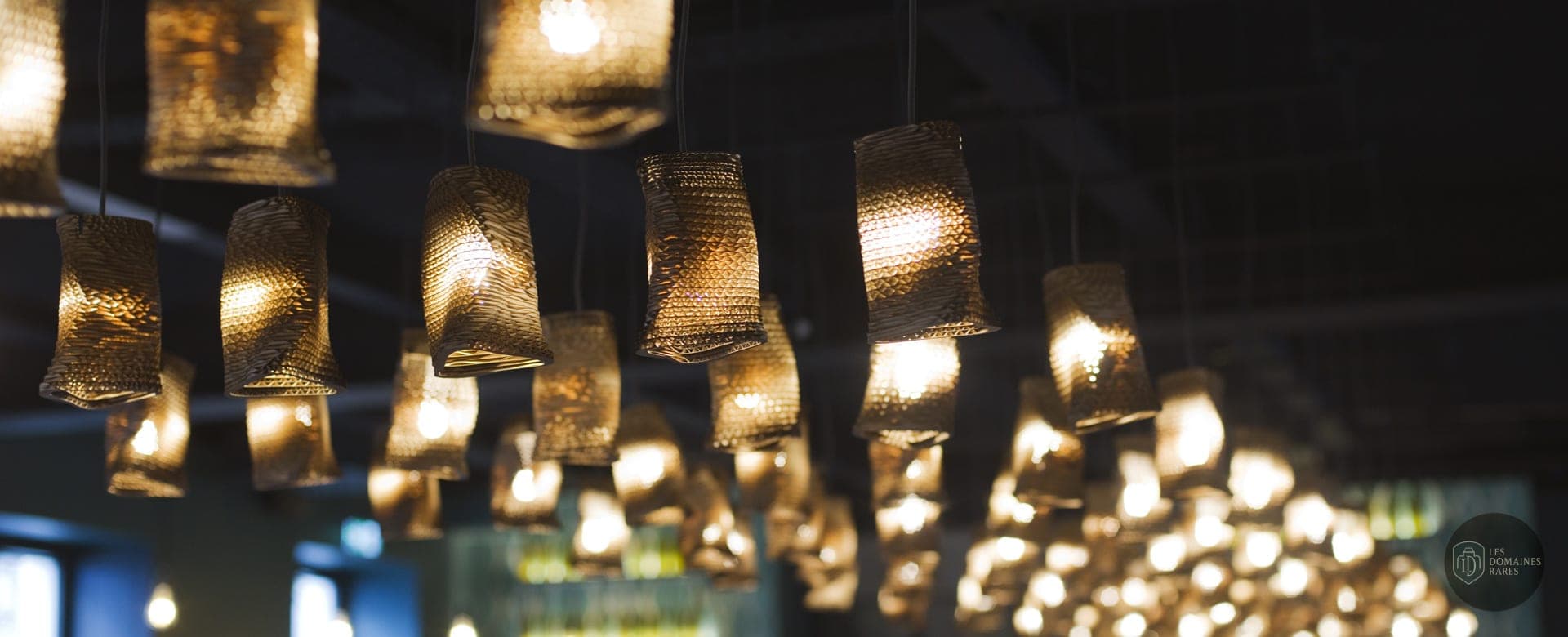 Luminaires design au plafond