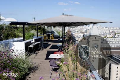 Rooftop avec vue panoramique sur Paris