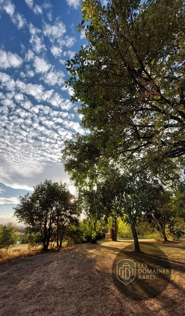 Vue extérieure du domaine La Balagane en Occitanie