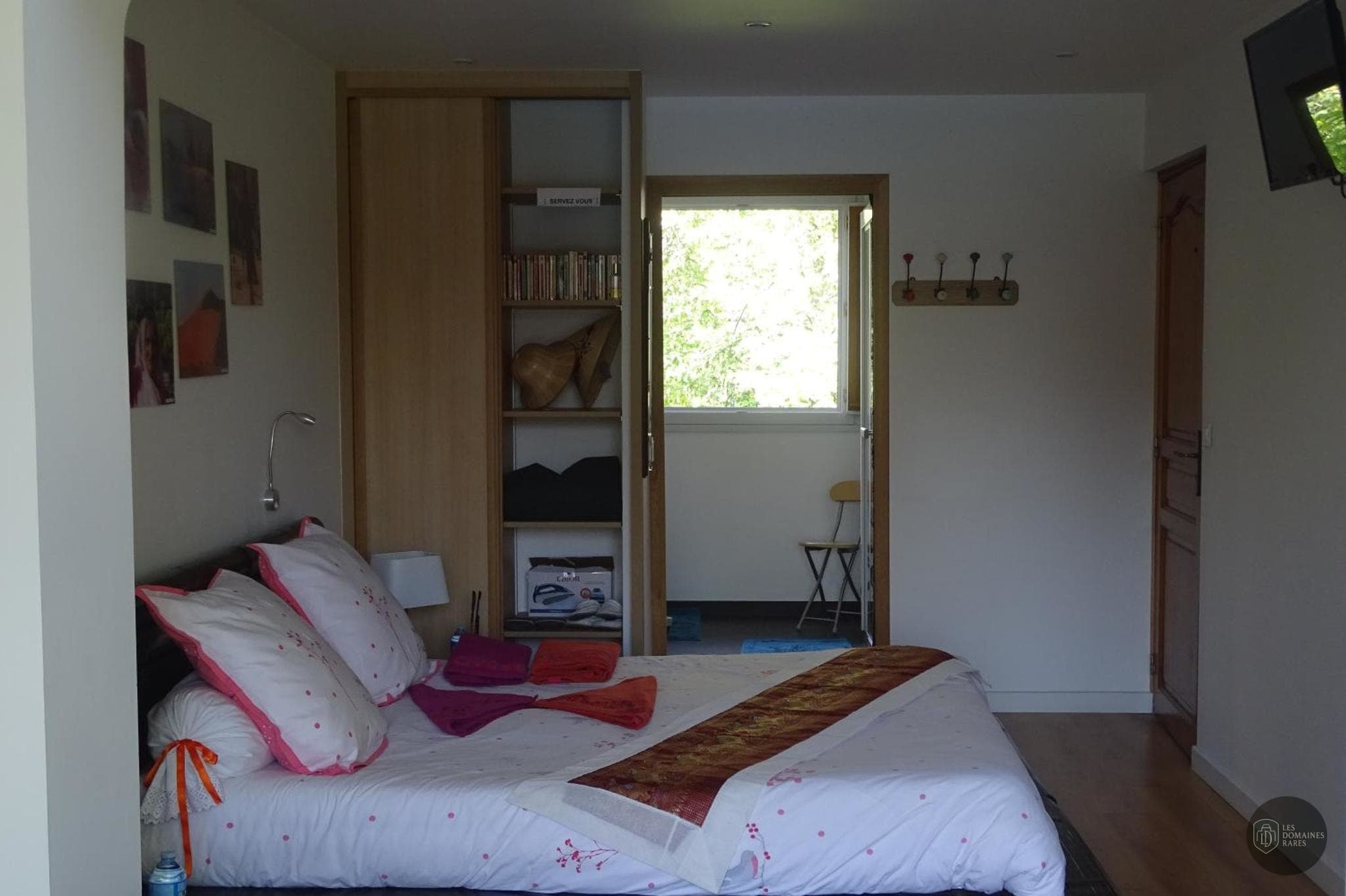 Chambre de la ferme La Bambouseraie à Générargues en Occitanie