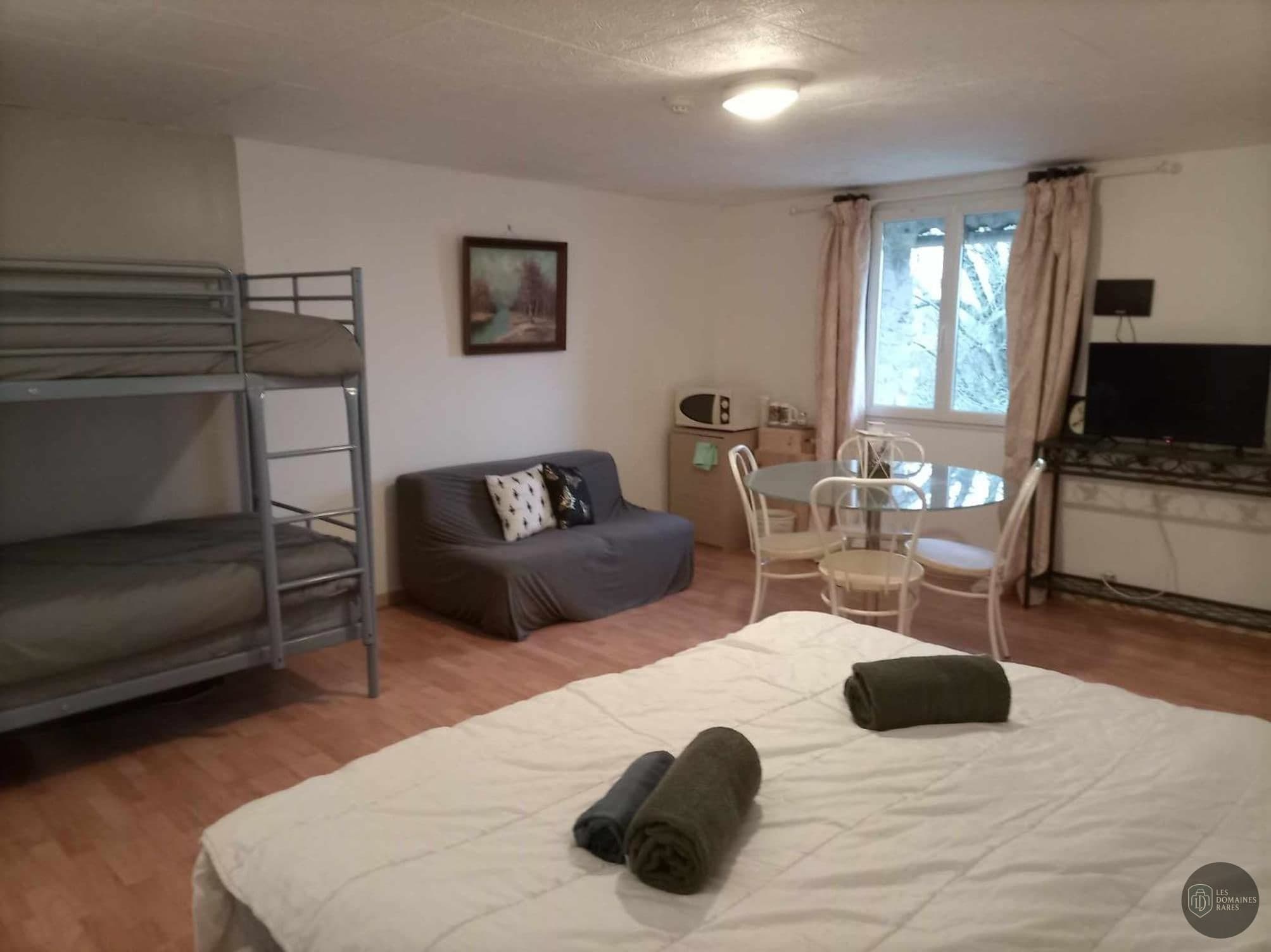 Espace intérieur du domaine La Baronnerie à Chemere en Pays de la Loire
