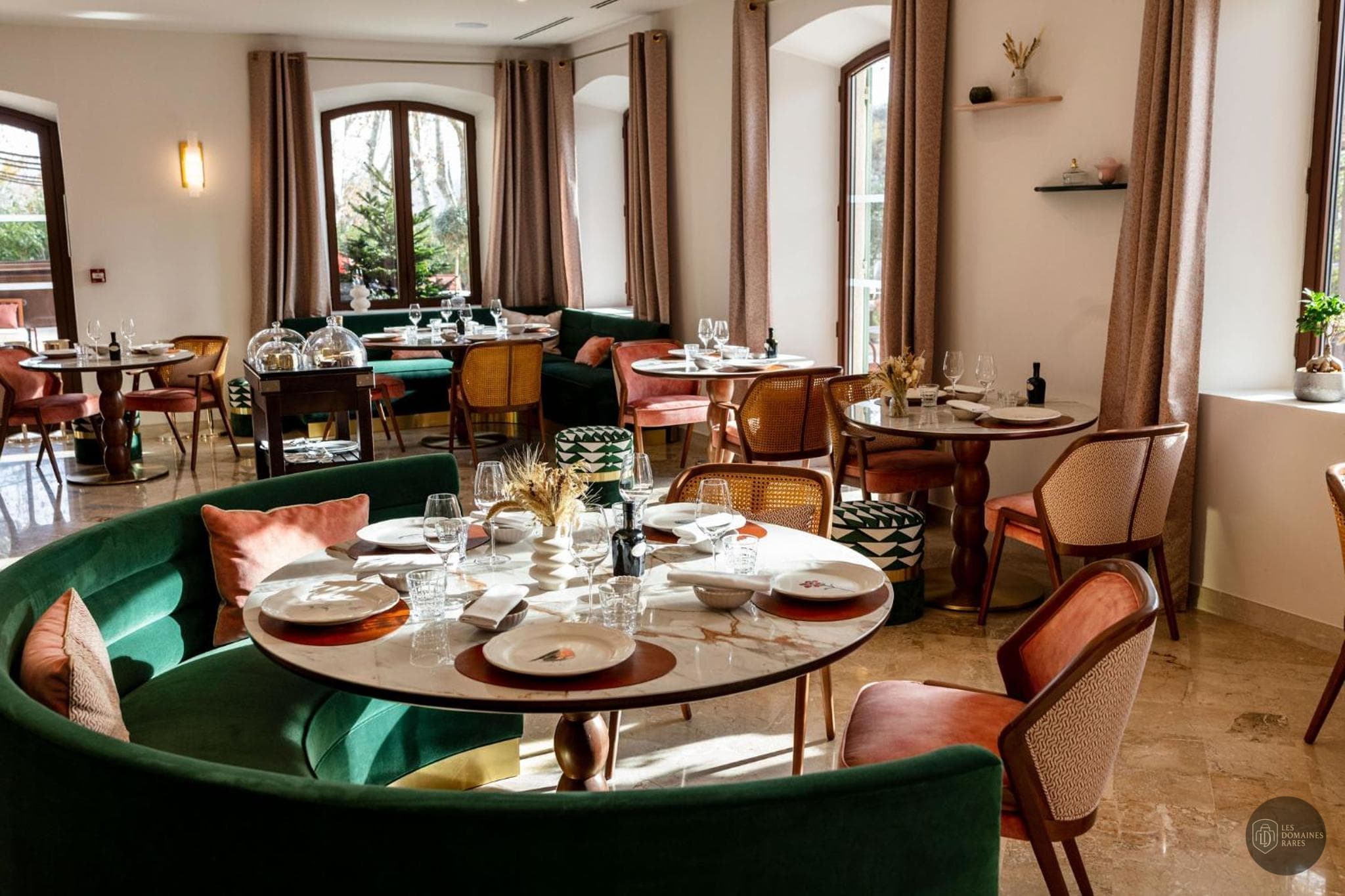 Restaurant de l'hôtel La Bastide Bourrelly en Provence-Alpes-Côte d'Azur