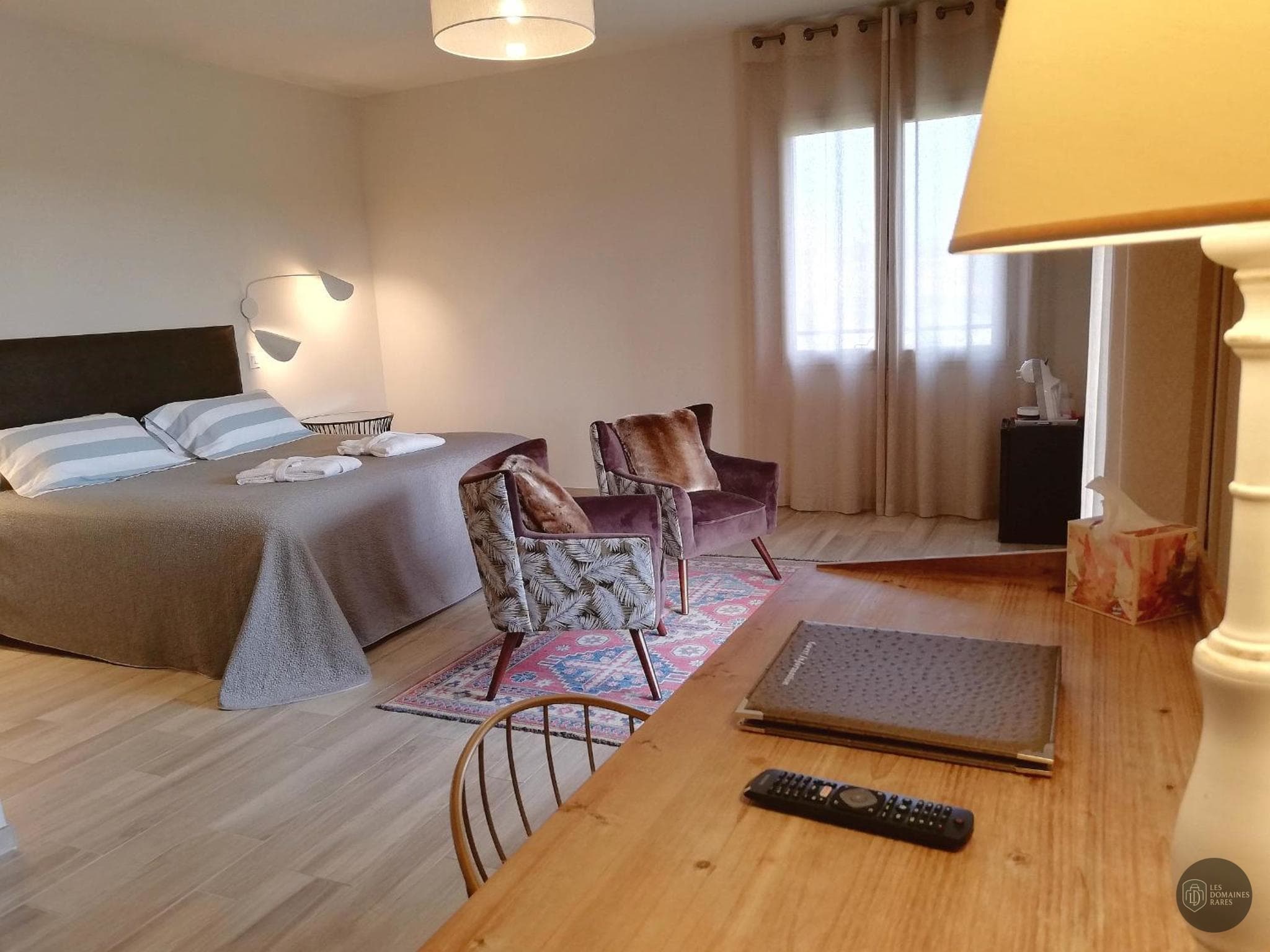 Chambre de l'hôtel La Bastide d'Iris en Auvergne-Rhône-Alpes