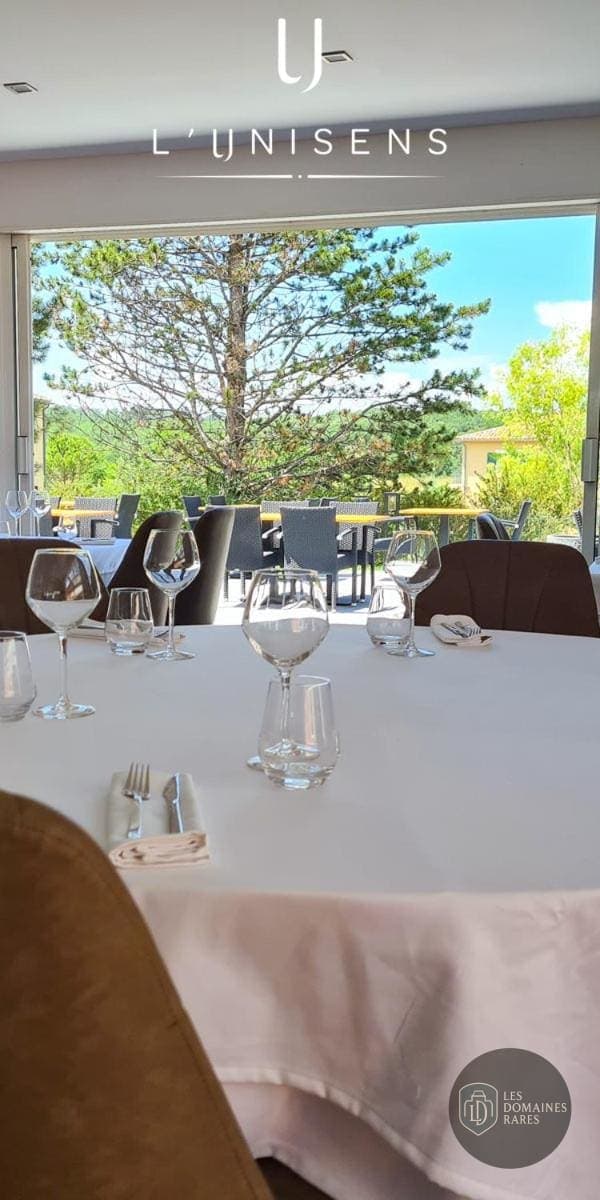 Restaurant de l'hôtel La Bastide d'Iris en Auvergne-Rhône-Alpes
