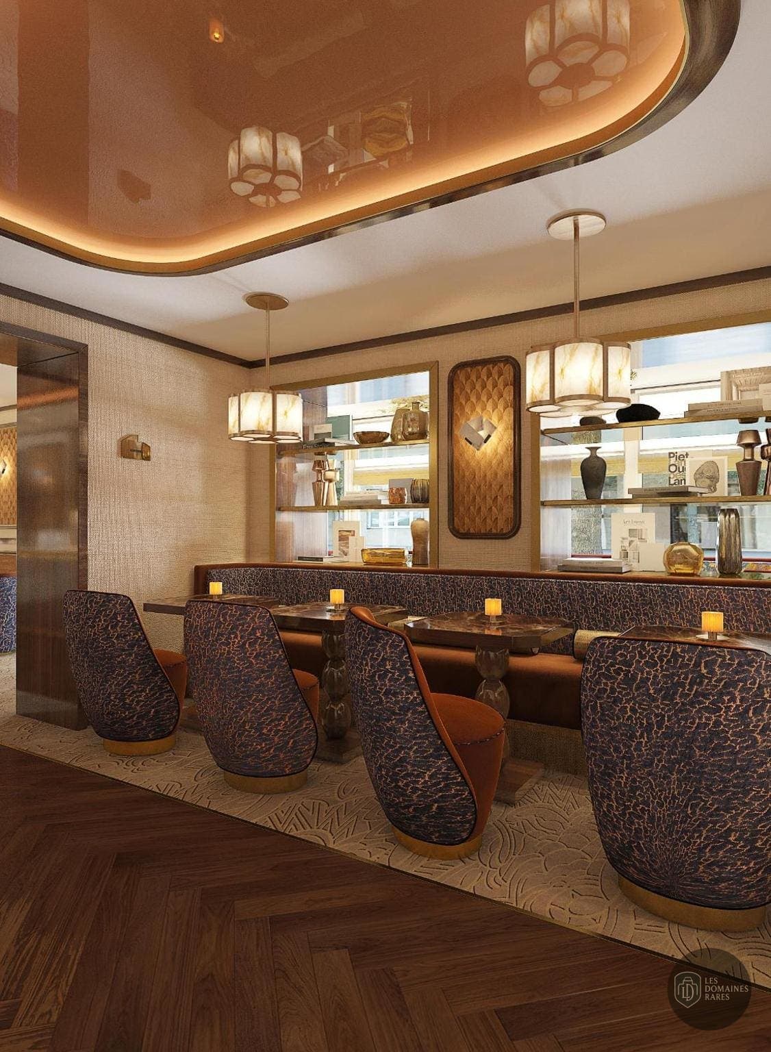 Espace intérieur de l'hôtel La Bourdonnais à Paris en Île-de-France