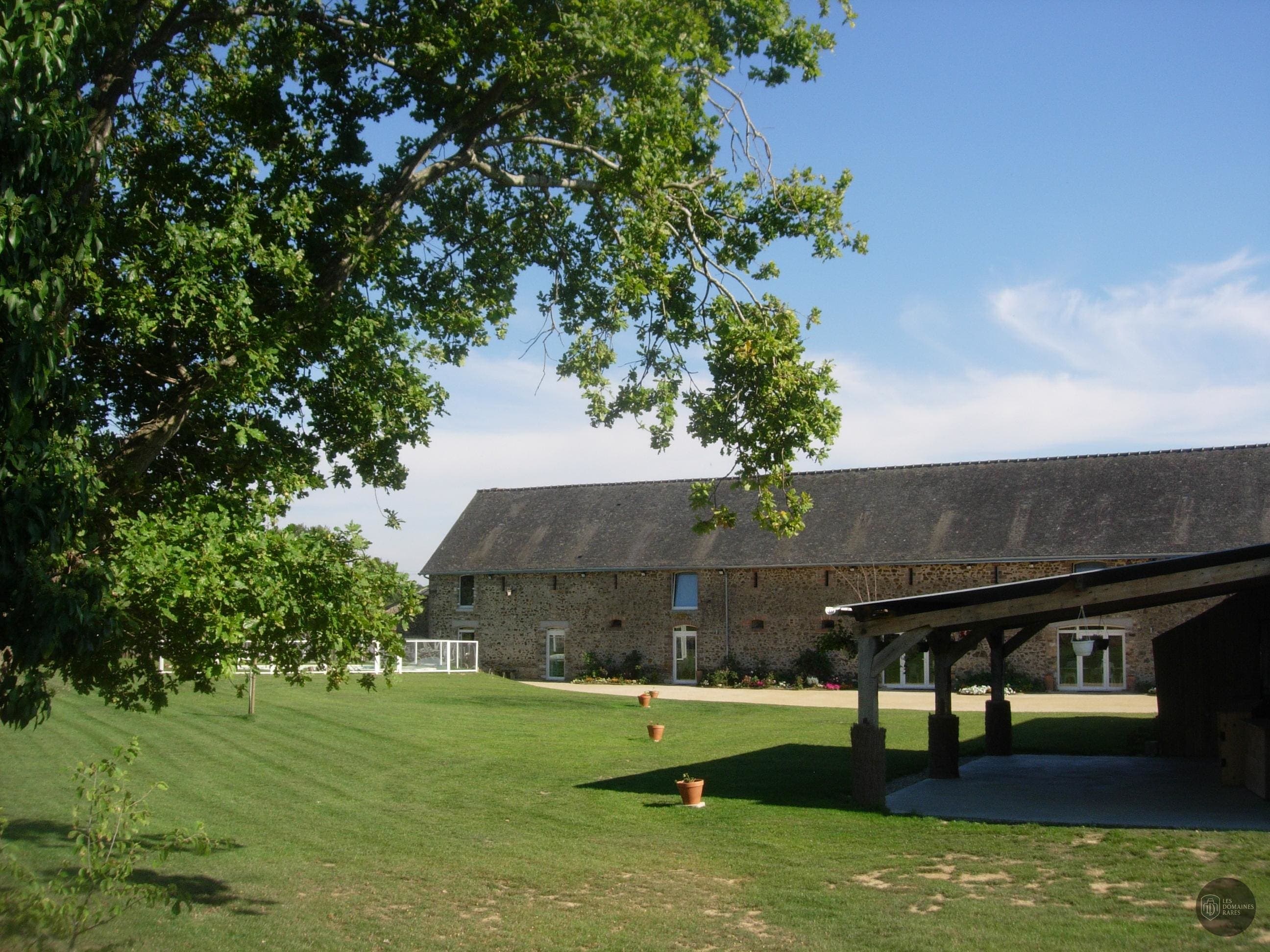 Vue extérieure du lieu La Brochellerie en Pays de la Loire