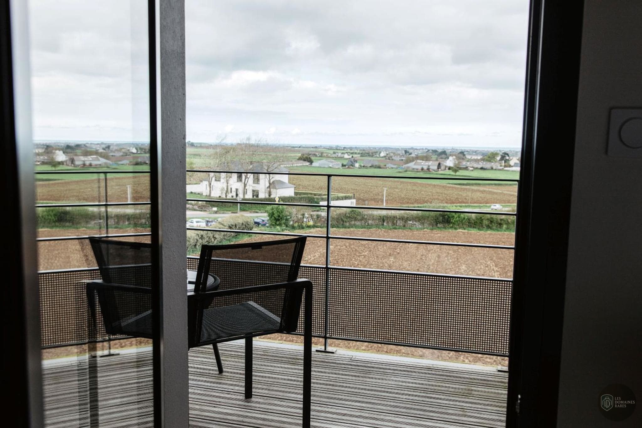 Vue extérieure du lieu La Butte à Plouider en Bretagne