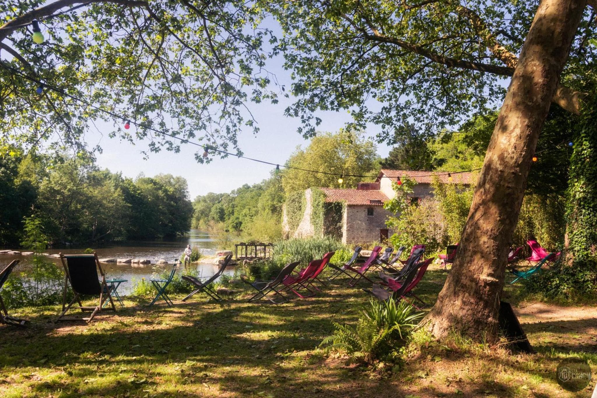 Vue extérieure du lieu La Cascade à Clisson en Pays de la Loire