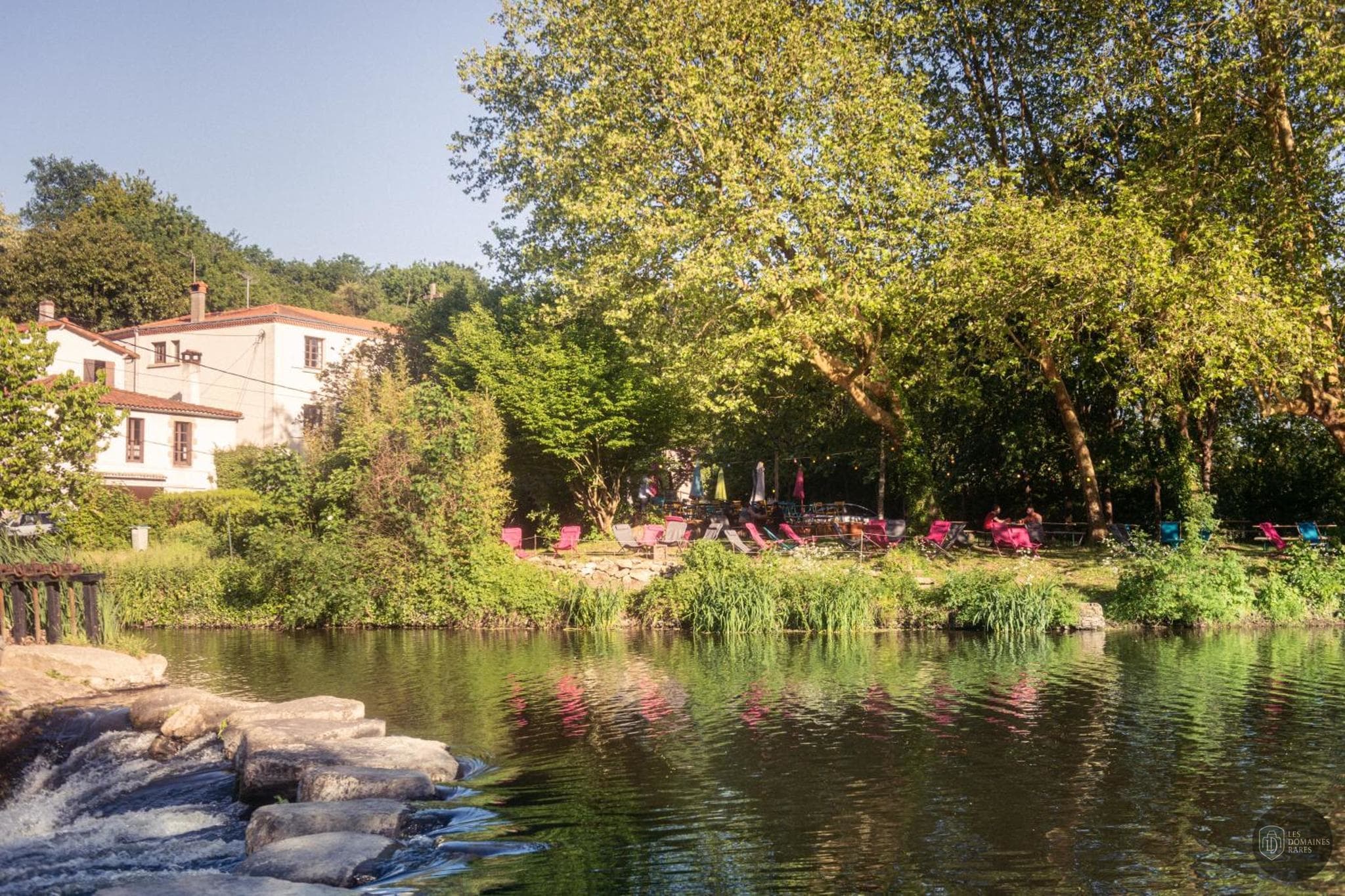 Vue extérieure du lieu La Cascade à Clisson en Pays de la Loire