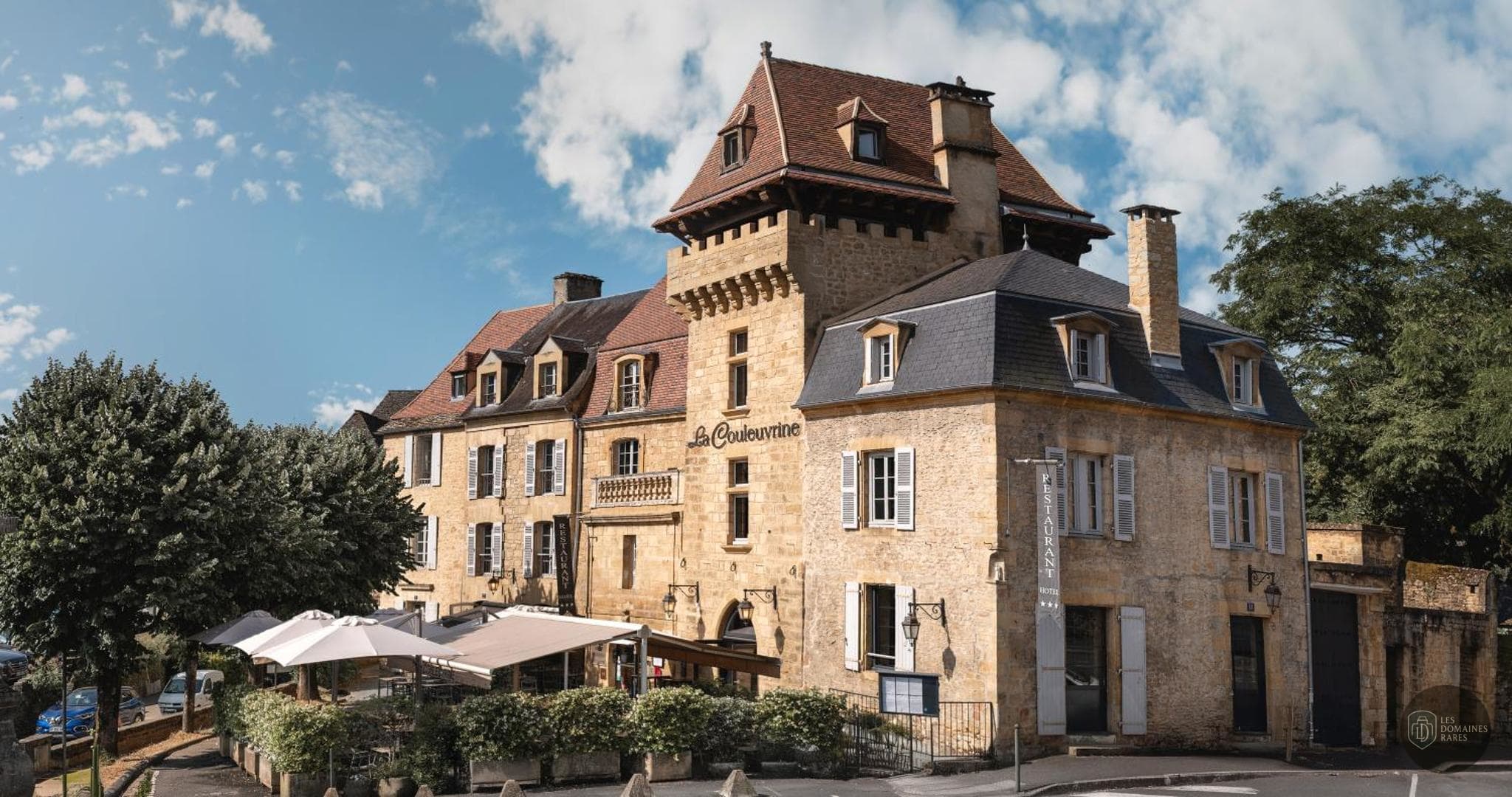 Vue de l'hôtel La Couleuvrine à Sarlat en Nouvelle-Aquitaine