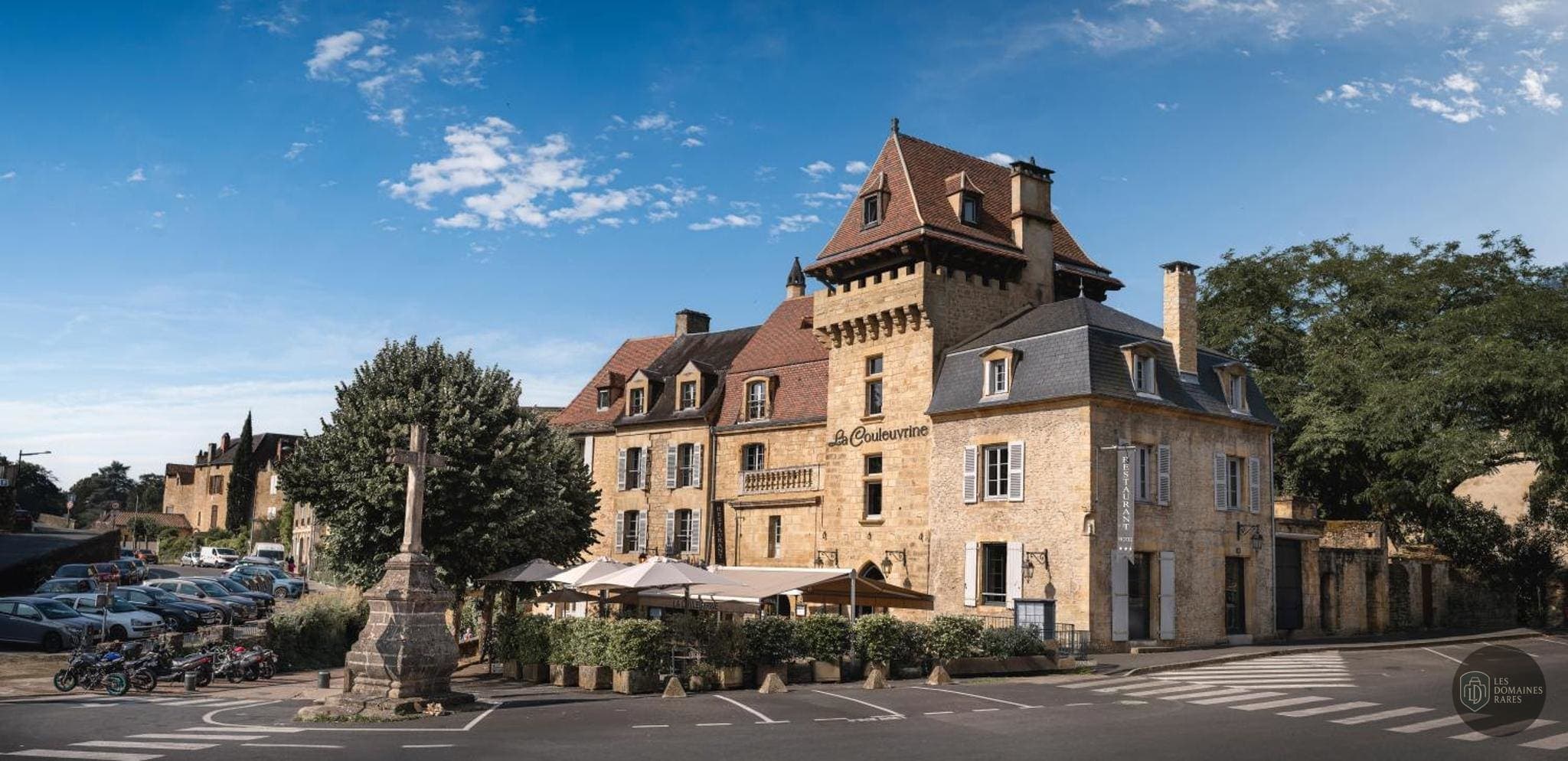 Vue de l'hôtel La Couleuvrine à Sarlat en Nouvelle-Aquitaine