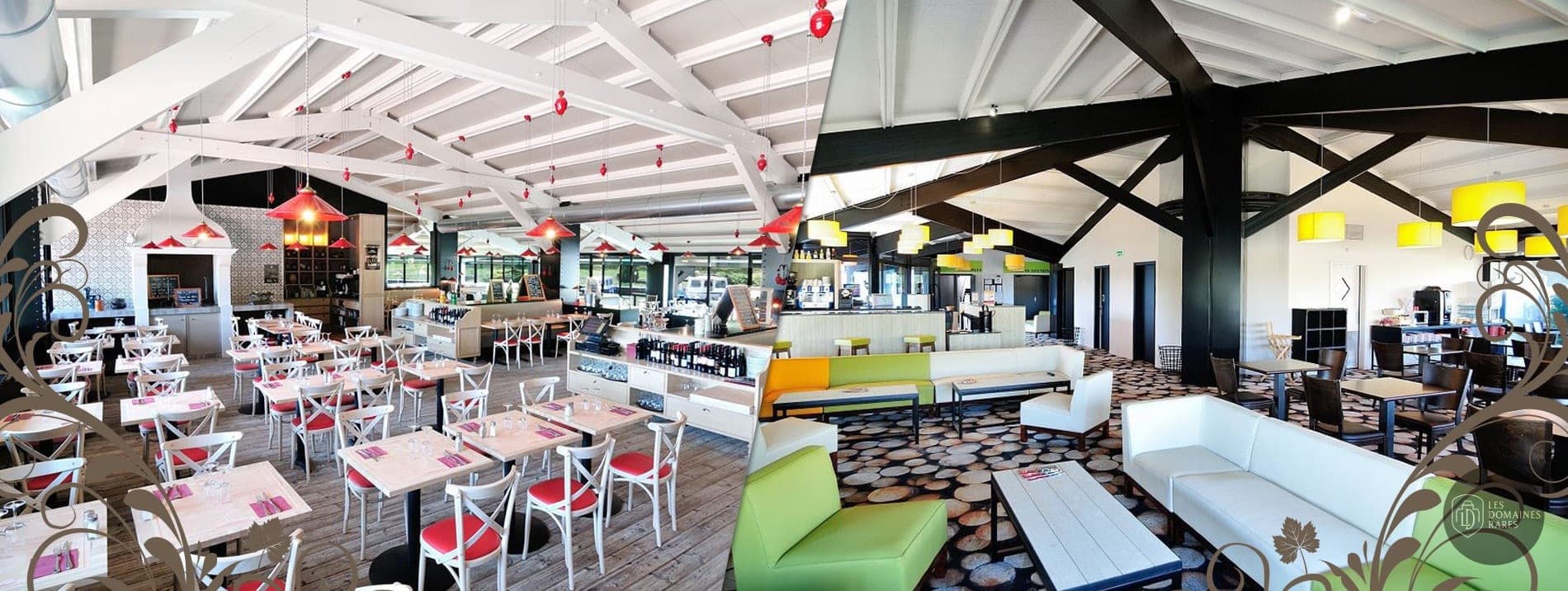 Restaurant de l'hôtel La Dinée en Occitanie - séminaire avignonet-lauragais, france