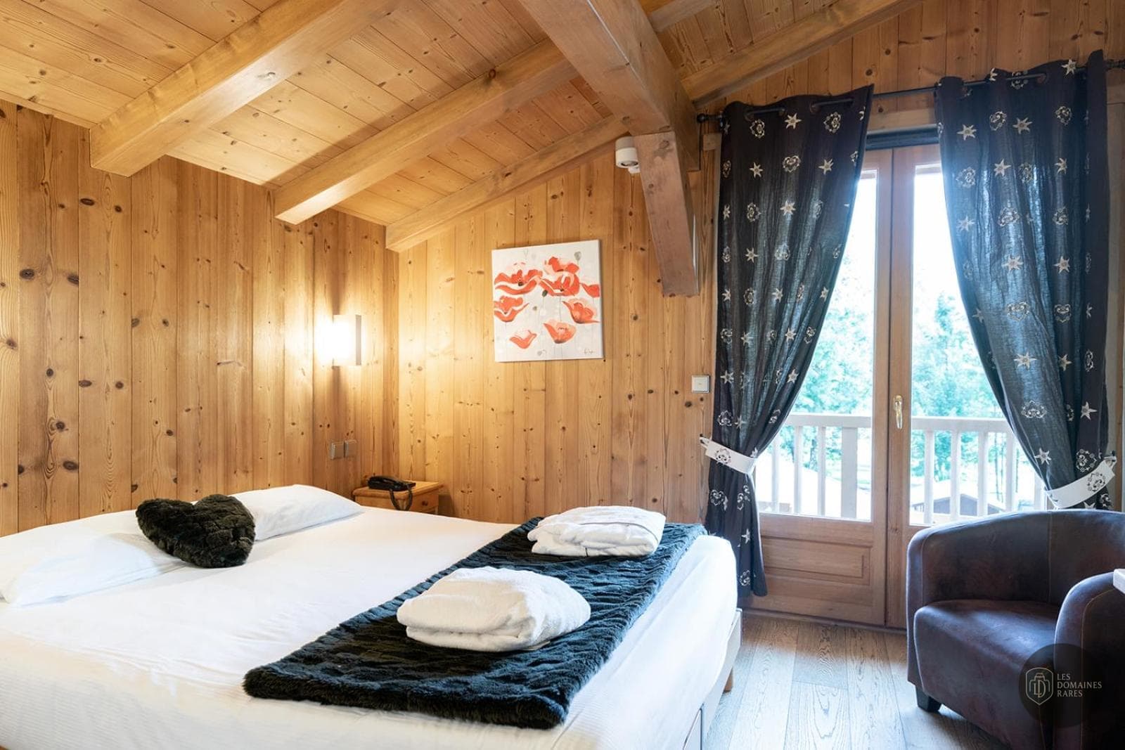 Chambre de l'hôtel La Ferme du Lac à Thyez en Auvergne-Rhône-Alpes