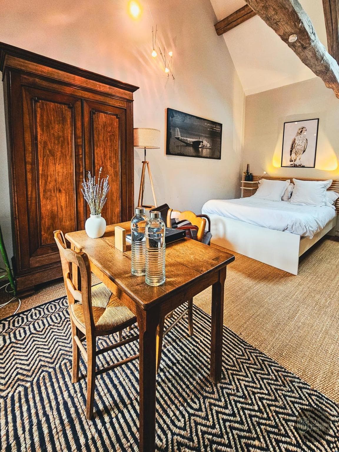 Restaurant de l'hôtel La Ferme du Ravin Bleu en Île-de-France