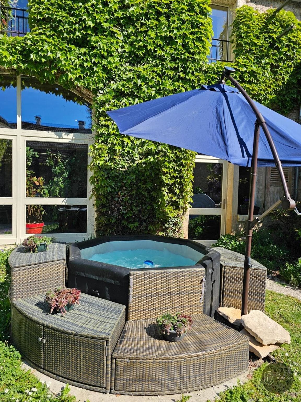 Spa de l'hôtel La Ferme du Ravin Bleu en Île-de-France