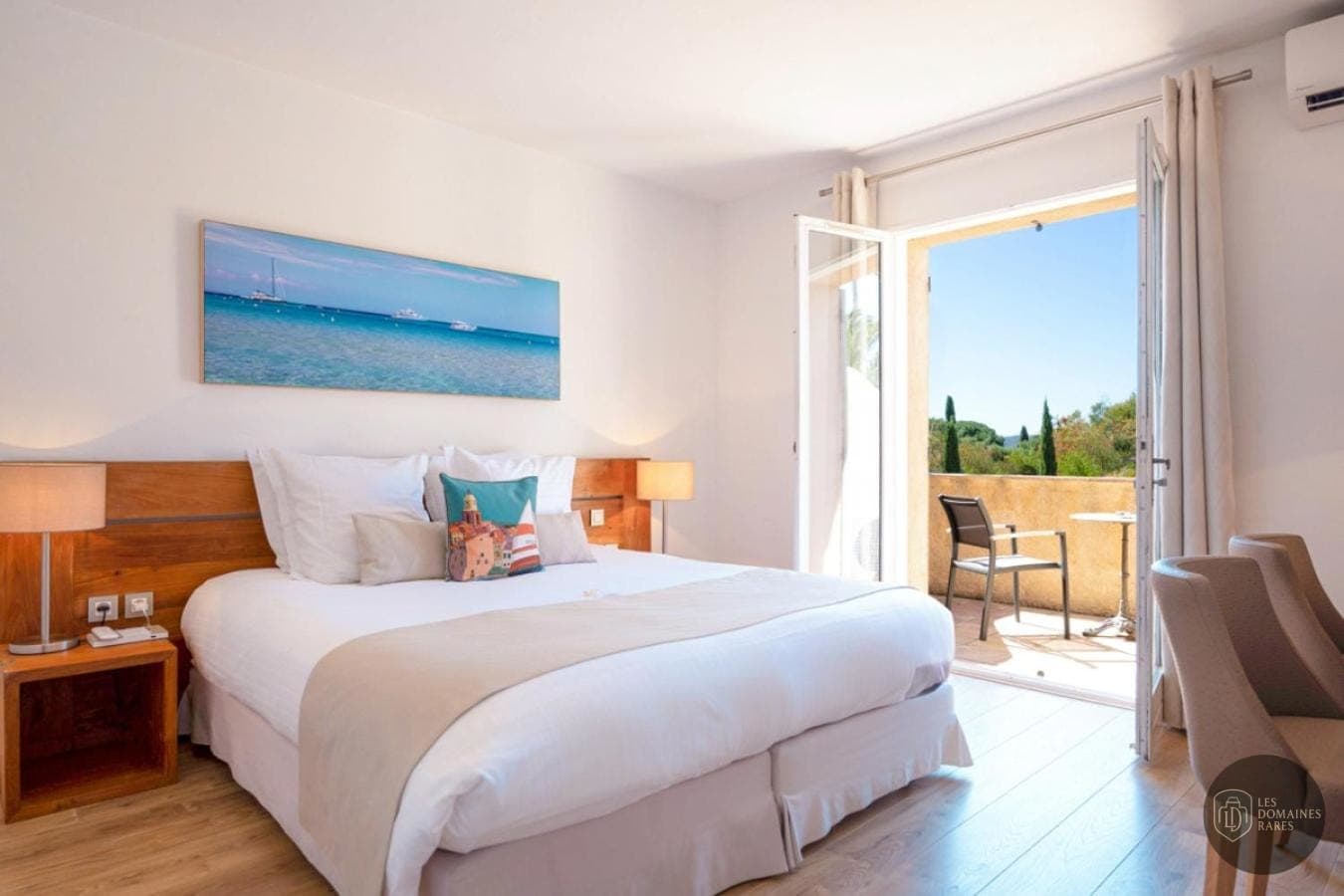 Vue extérieure de l'hôtel La Garbine à Ramatuelle en Provence-Alpes-Côte d'Azur