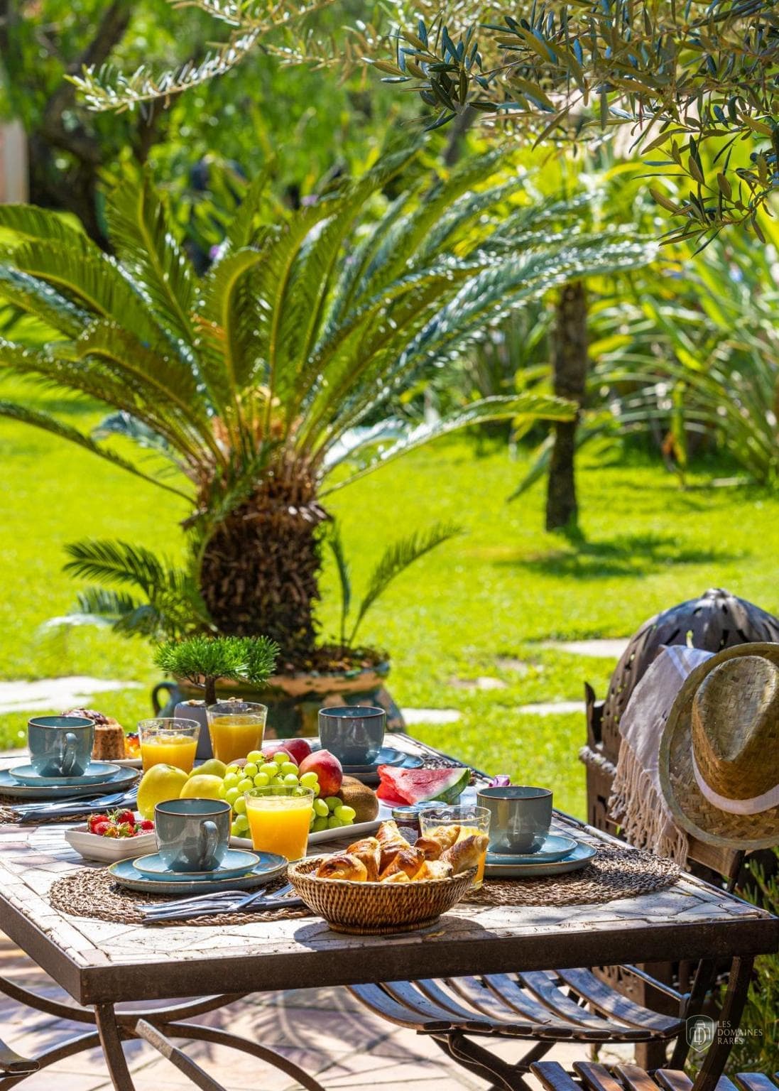 Vue extérieure de l'hôtel La Garbine à Ramatuelle en Provence-Alpes-Côte d'Azur