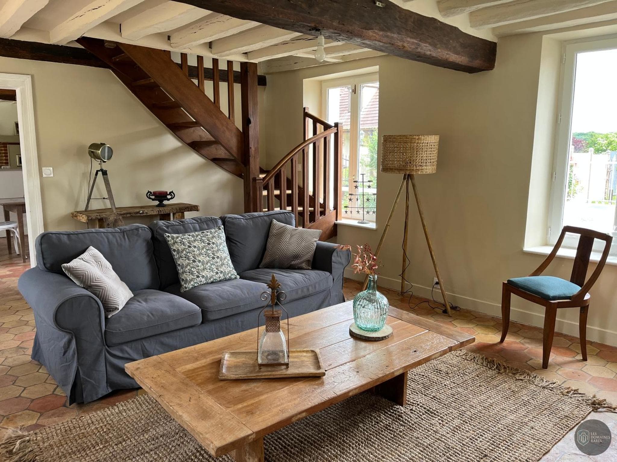 Espace intérieur de l'hôtel La Guitoune en Nouvelle-Aquitaine