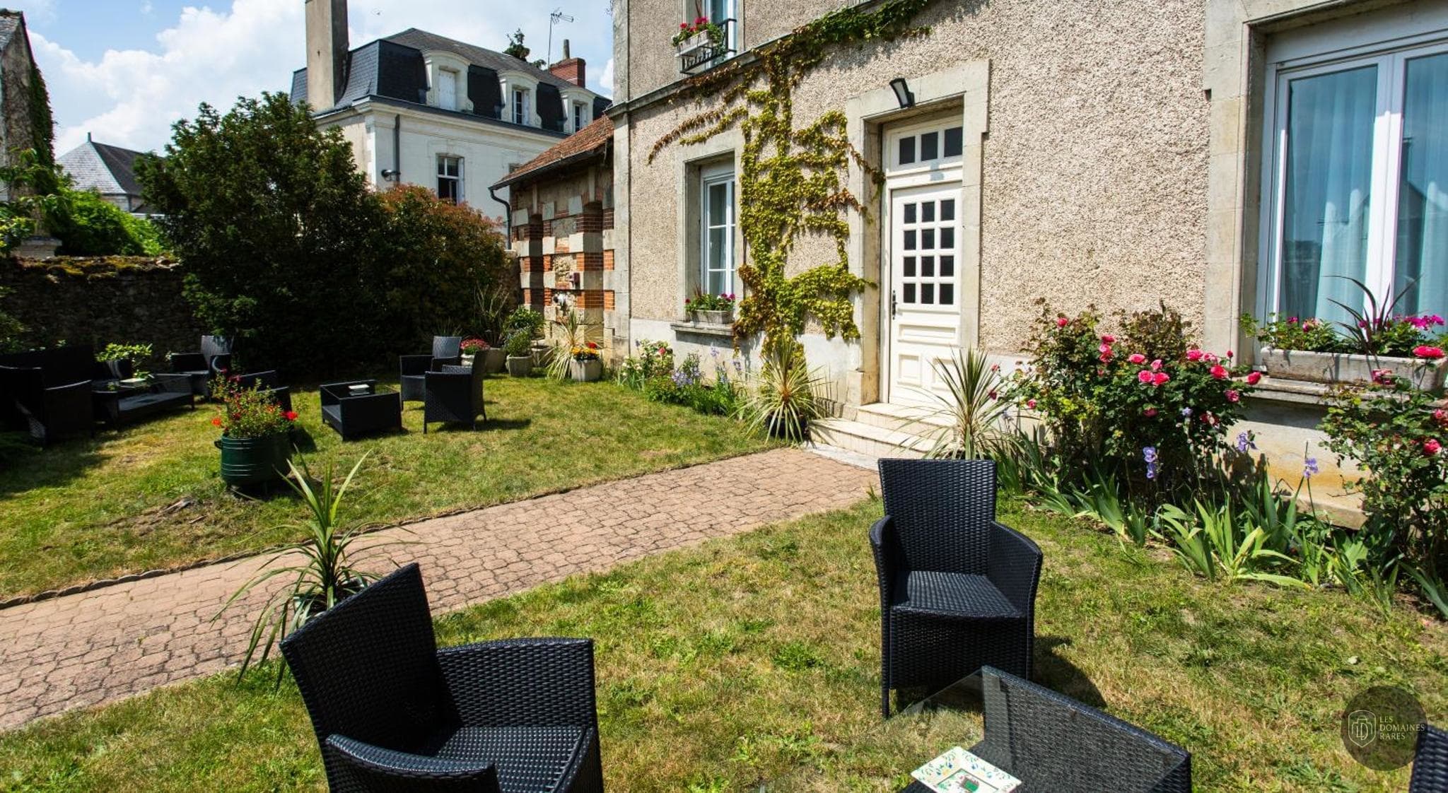Vue extérieure du lieu La Mère Hamard à Semblancay en Centre-Val de Loire