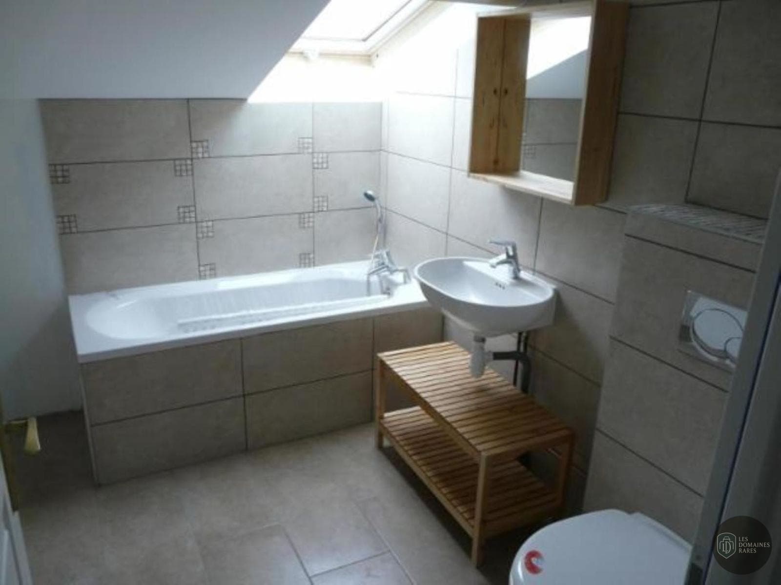 Salle de bain de l'hôtel La Mare aux Oiseaux en Pays de la Loire