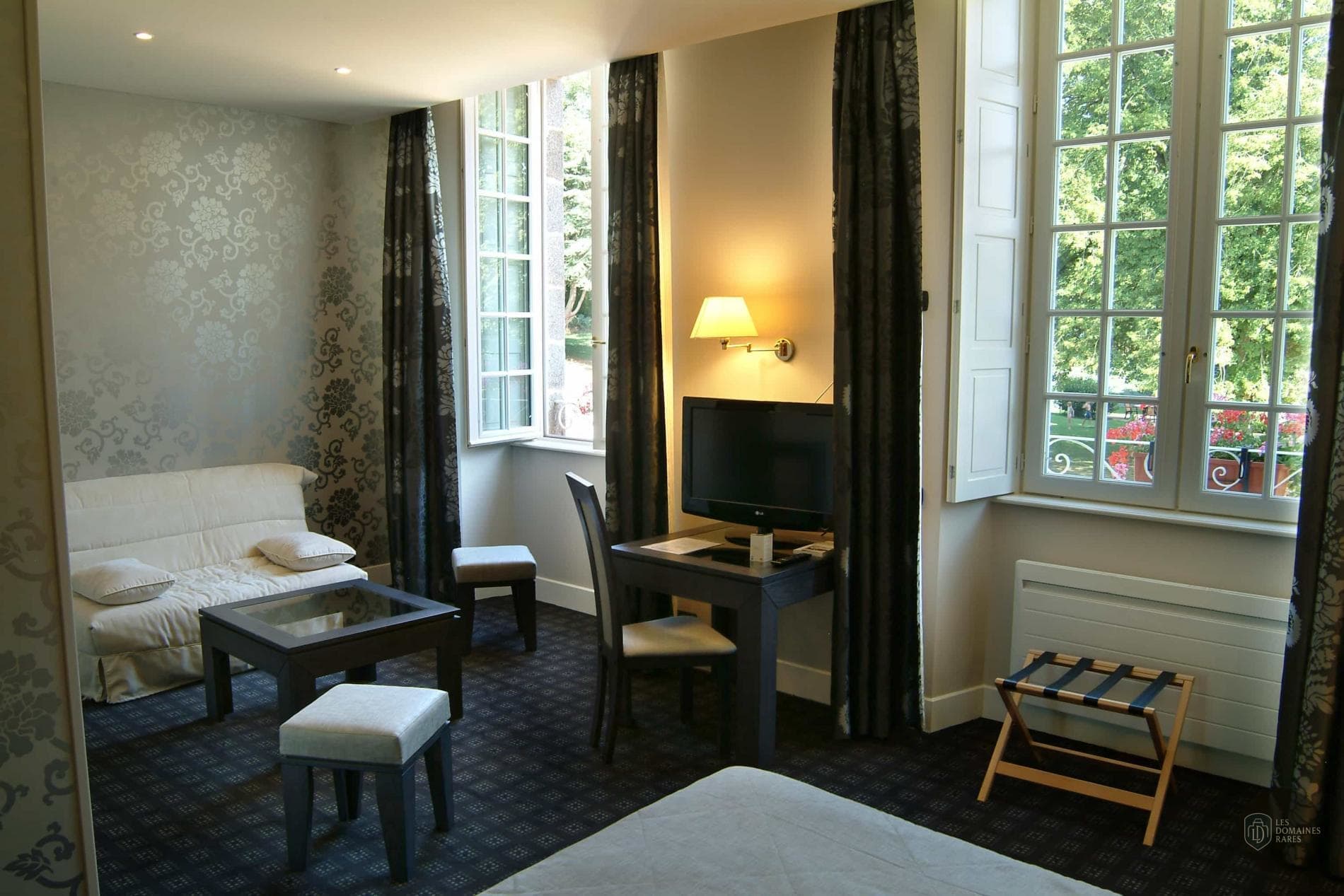 Chambre du lieu La Marjolaine à Moulay en Pays de la Loire - séminaire renazé, france