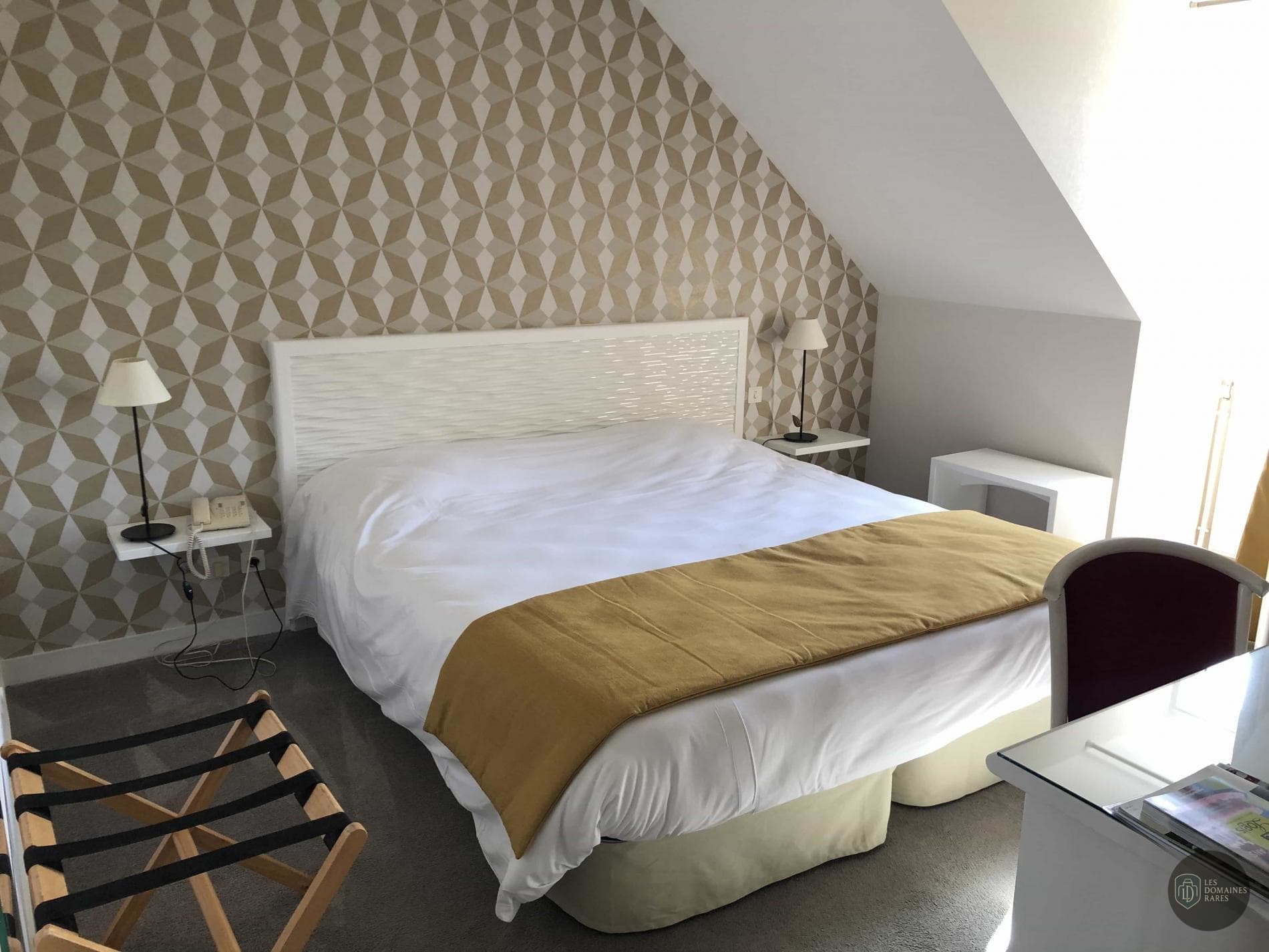 Chambre du lieu La Marjolaine à Moulay en Pays de la Loire