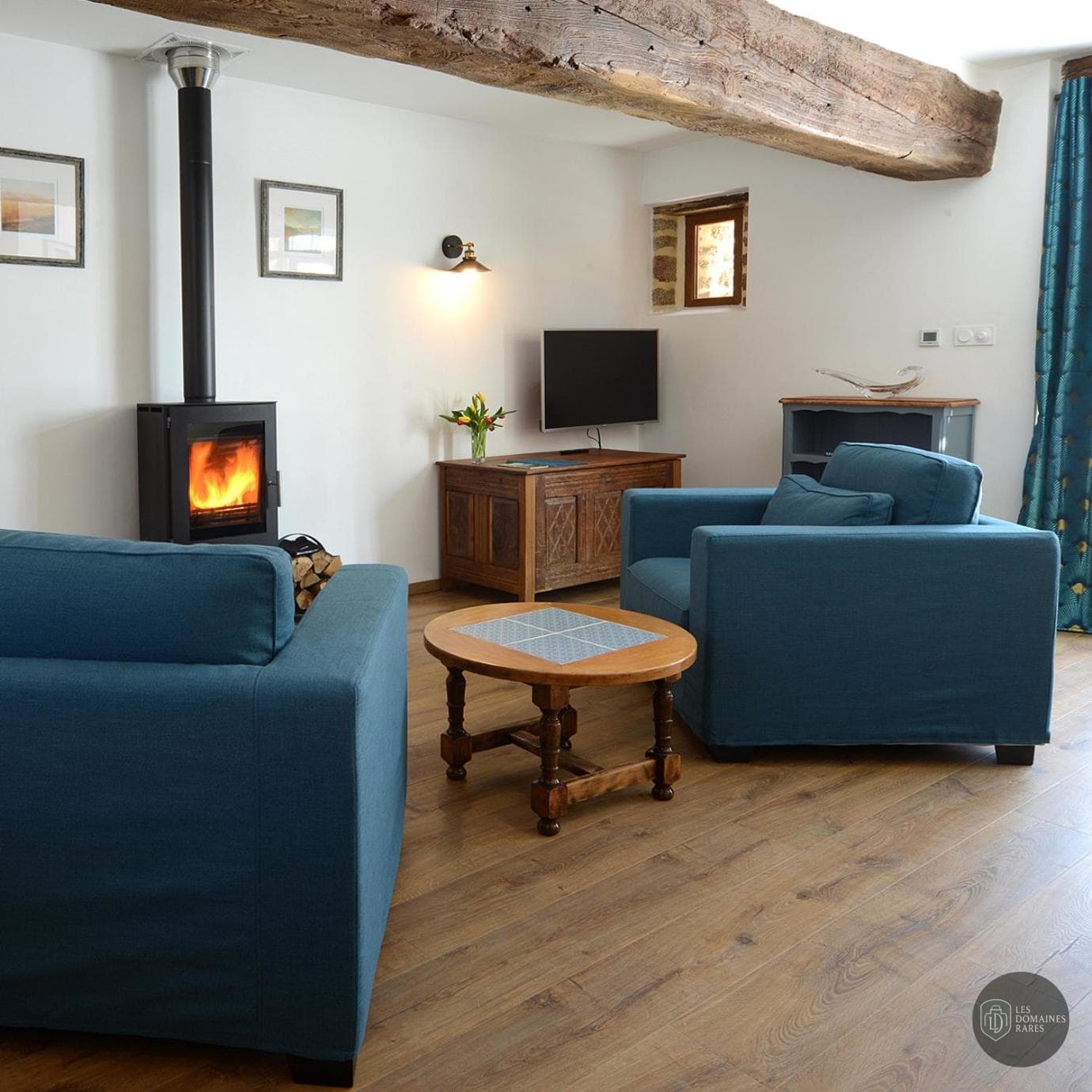 Espace intérieur de l'hôtel La Martinière en Auvergne-Rhône-Alpes