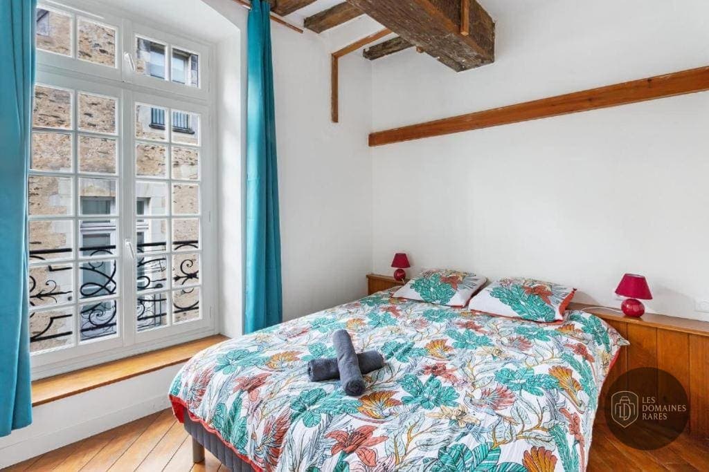 Chambre de l'hôtel La Prison du Bouffay à Nantes en Pays de la Loire - séminaire nantes france coordonnées gps latitude : 47.215133
