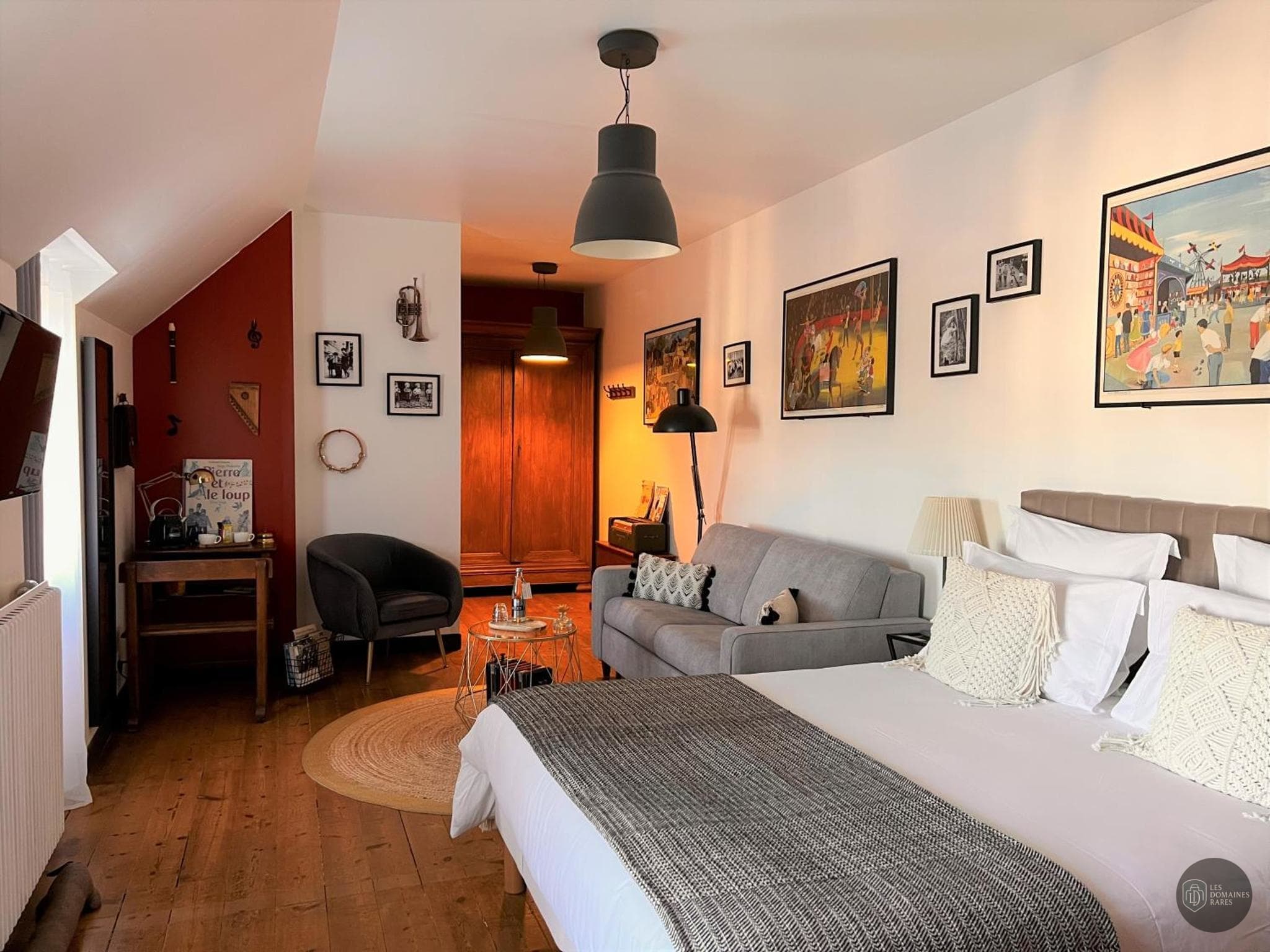 Chambre du lieu La Récréation en Bretagne - séminaire côtes-d'armor (22)