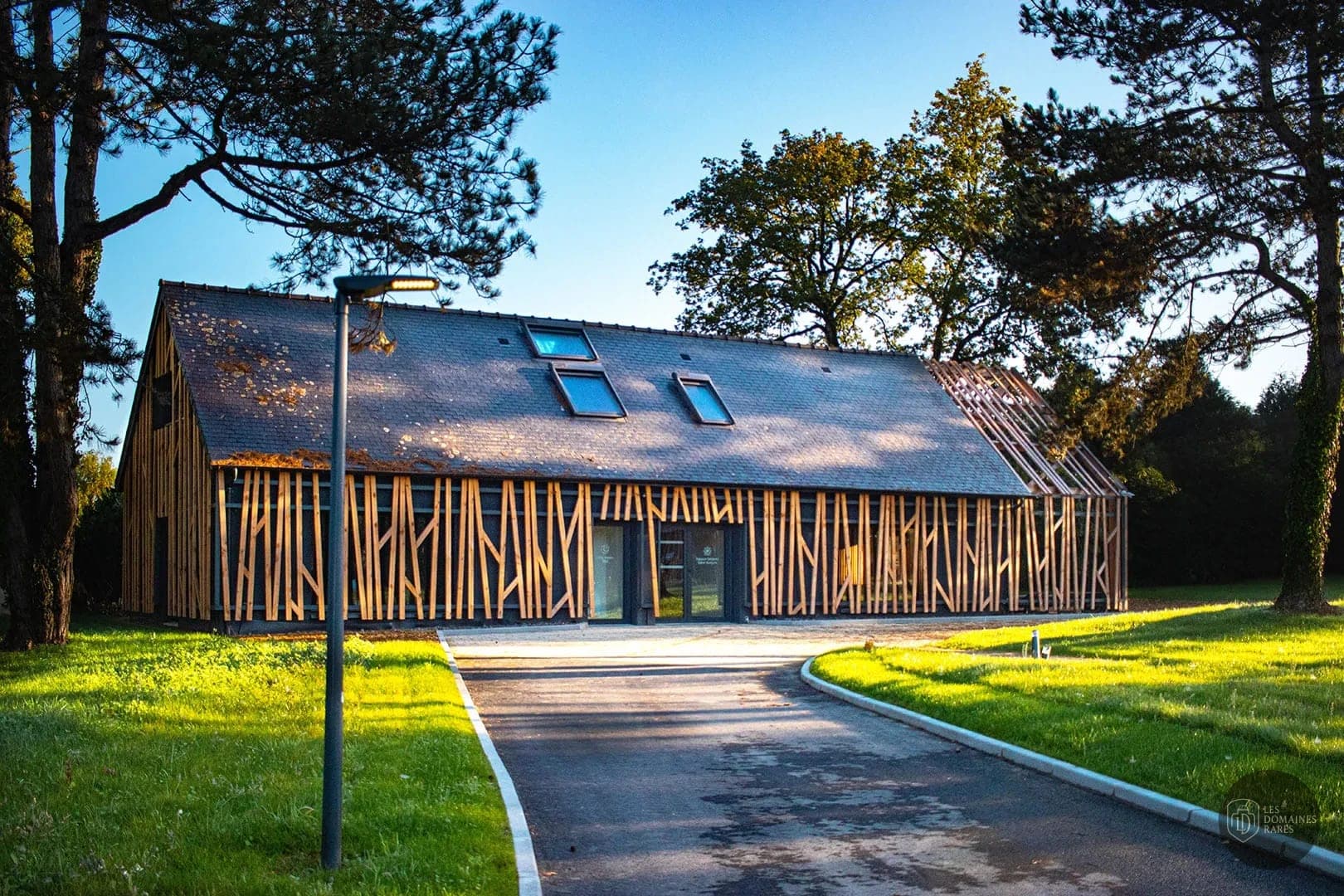 Vue extérieure du lieu La Reposée en Bretagne